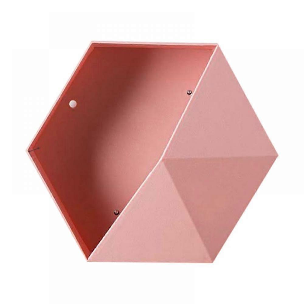 Hexagonal Geometric Shelf Wall-Mounted Shelf Simple Wall-Mounted Storage Box Combination Storage Shelf Hanging Ornaments