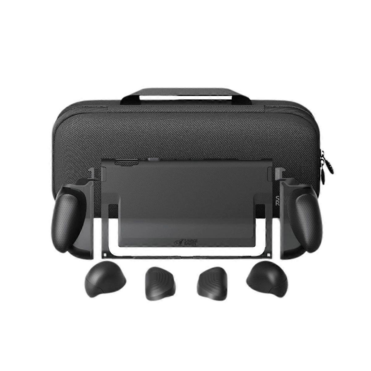 Protective Case for Switch 2 Split Shell with Storage Bag with Replaceable Handle Grips for NS2 Dust