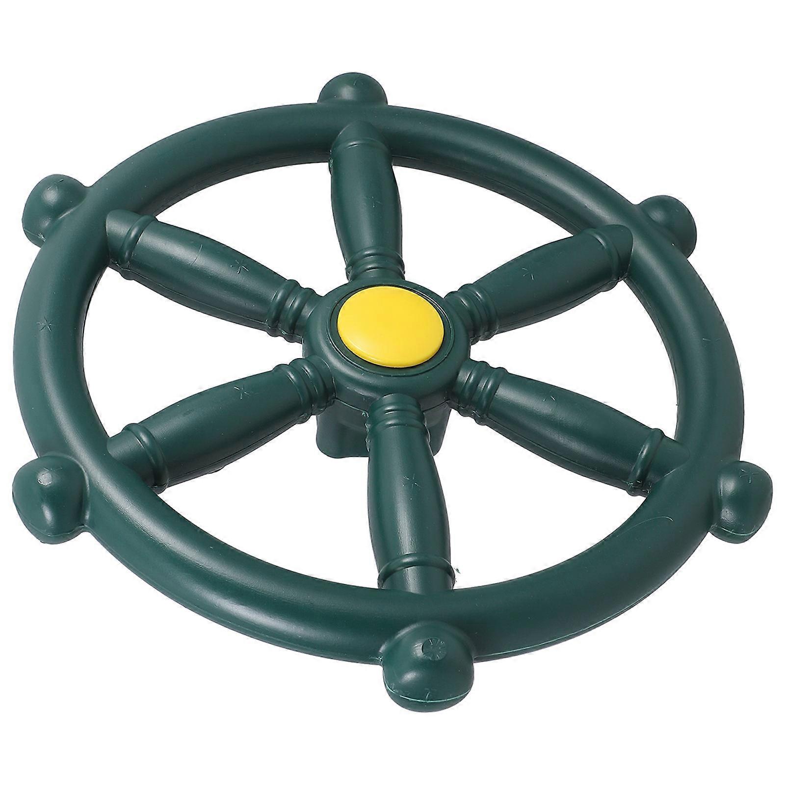 Backyard Playset Steering Wheel Playgrounds Accessory Compact Green Swing Attachment 1Pack
