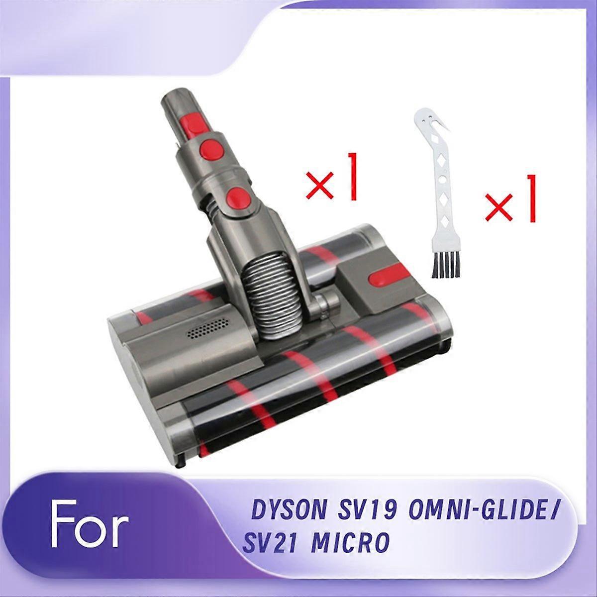 For SV19 OMNI-GLIDE/SV21 MICRO Double Roller Brush Vacuum Head Replace Soft Roller Cleaner Head