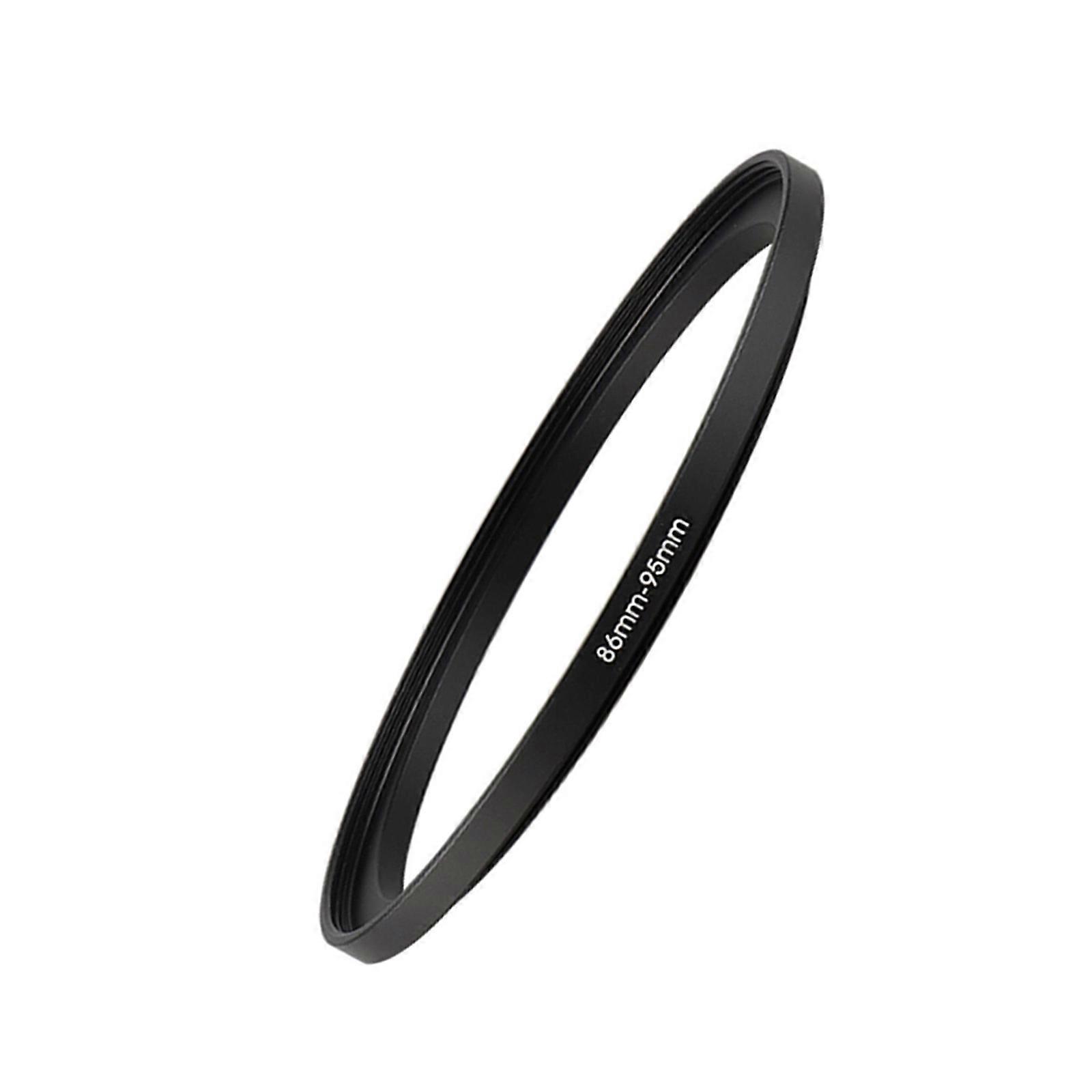 Photography Lens Adapter 86mm Lens to 95mm Filter Caliber Adapter Compatibles Various Filters Aluminum Build Multicolor
