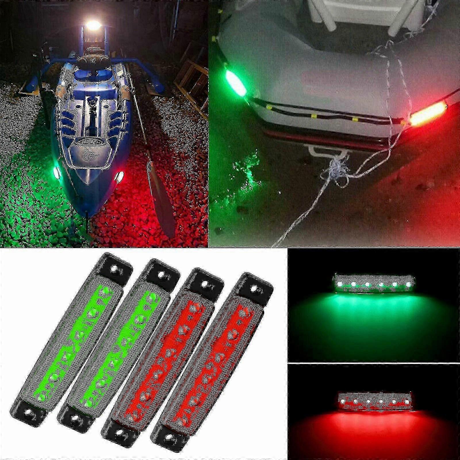 Rot Grün Boot Navigation Led Lichter Sterne Lichter Boot 9.6*2*1cm