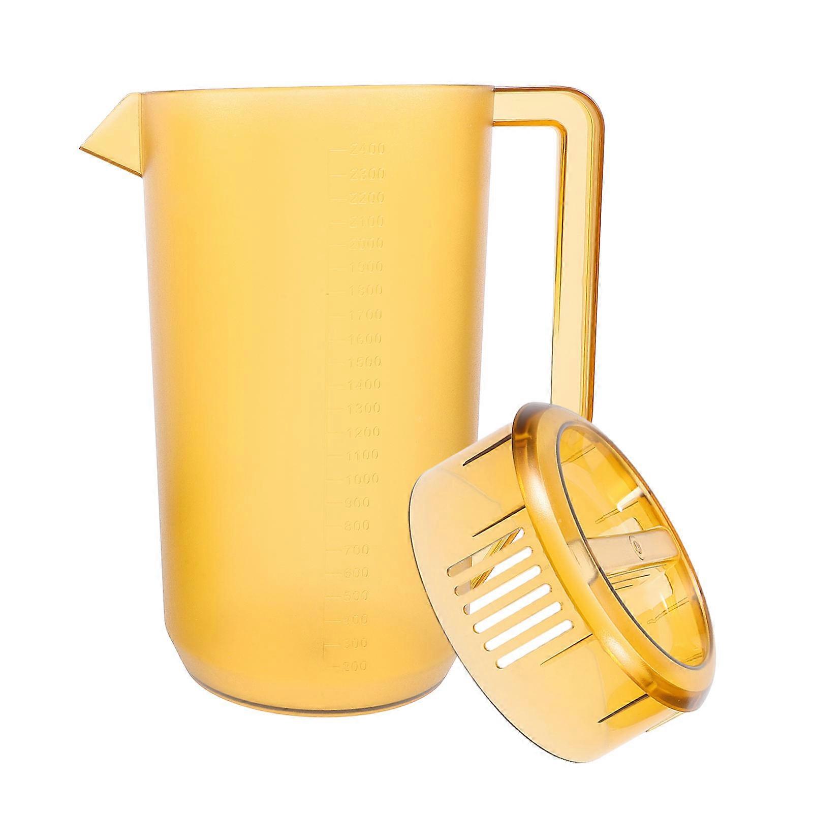 Cold Water Pitcher Large Capacity Plastic Pitcher with Lid for Home Use