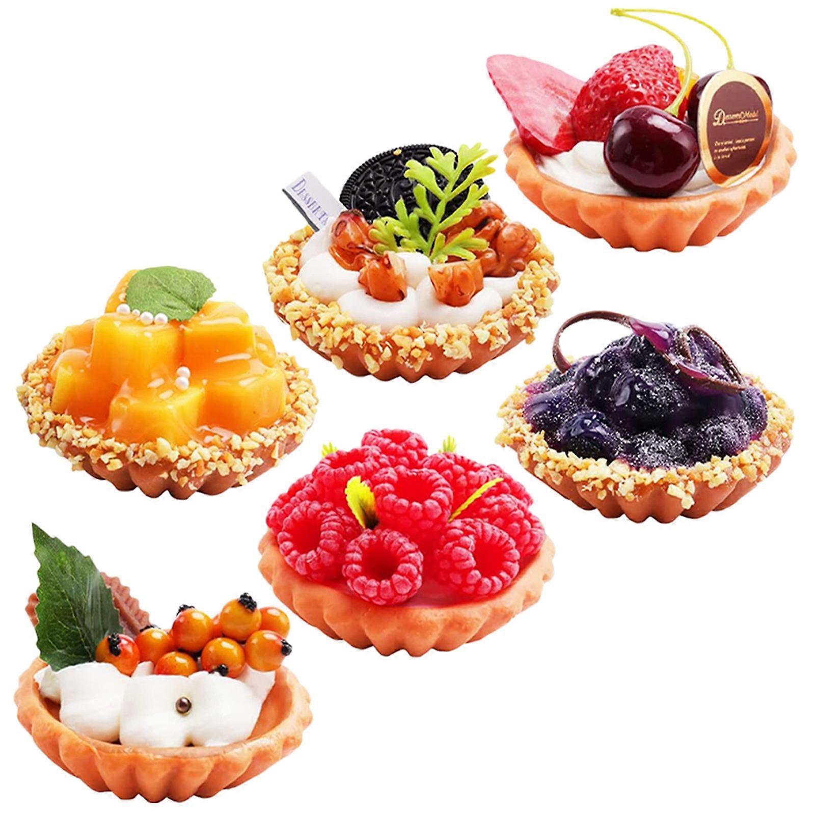 Simulation Cake Decorative Fake Cake Models for Decoration 12Pcs Set