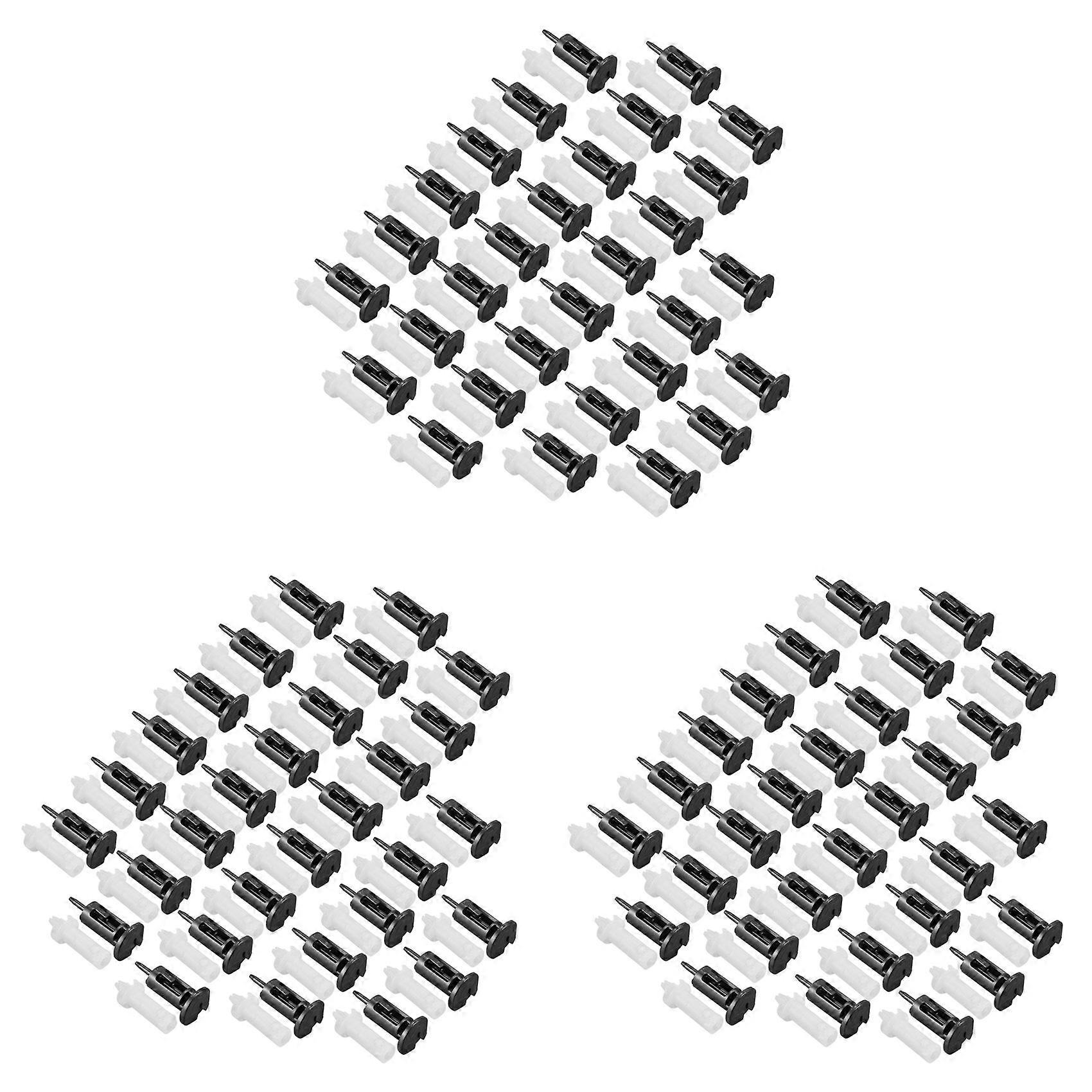 Black Plastic White, Mounting for Intel CPU Cooler, 90 Pcs