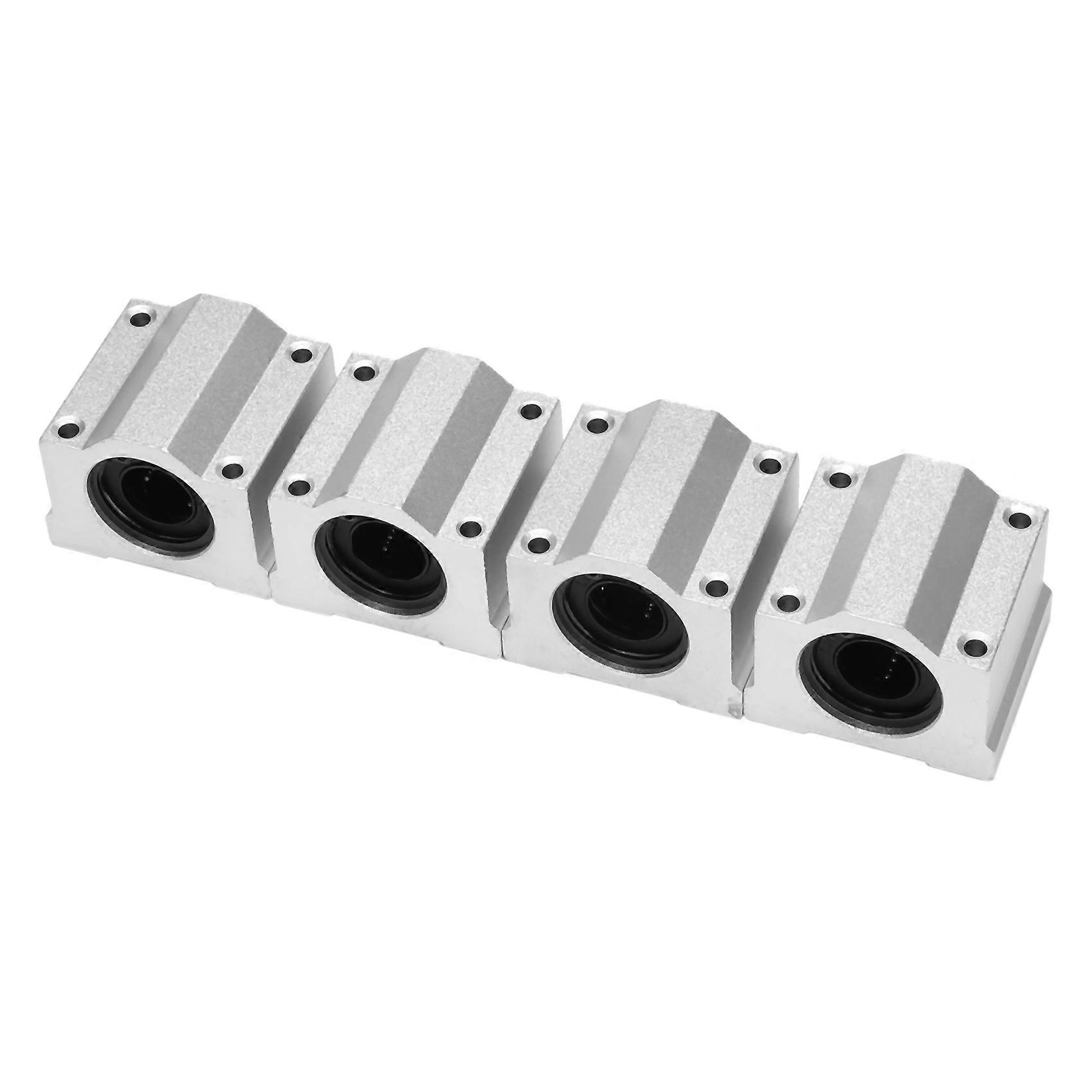 Linear Ball Bearing Slide Block Units, 16mm Bore Dia(SCS16UU Pack of 4)