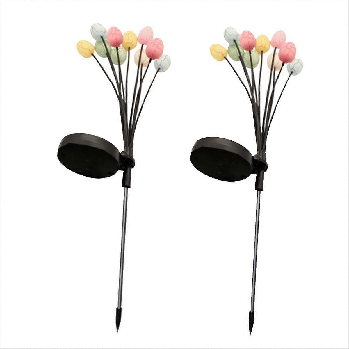 2 Pack 10LED Easter Eggs for Easter Decorations,Easter Decor