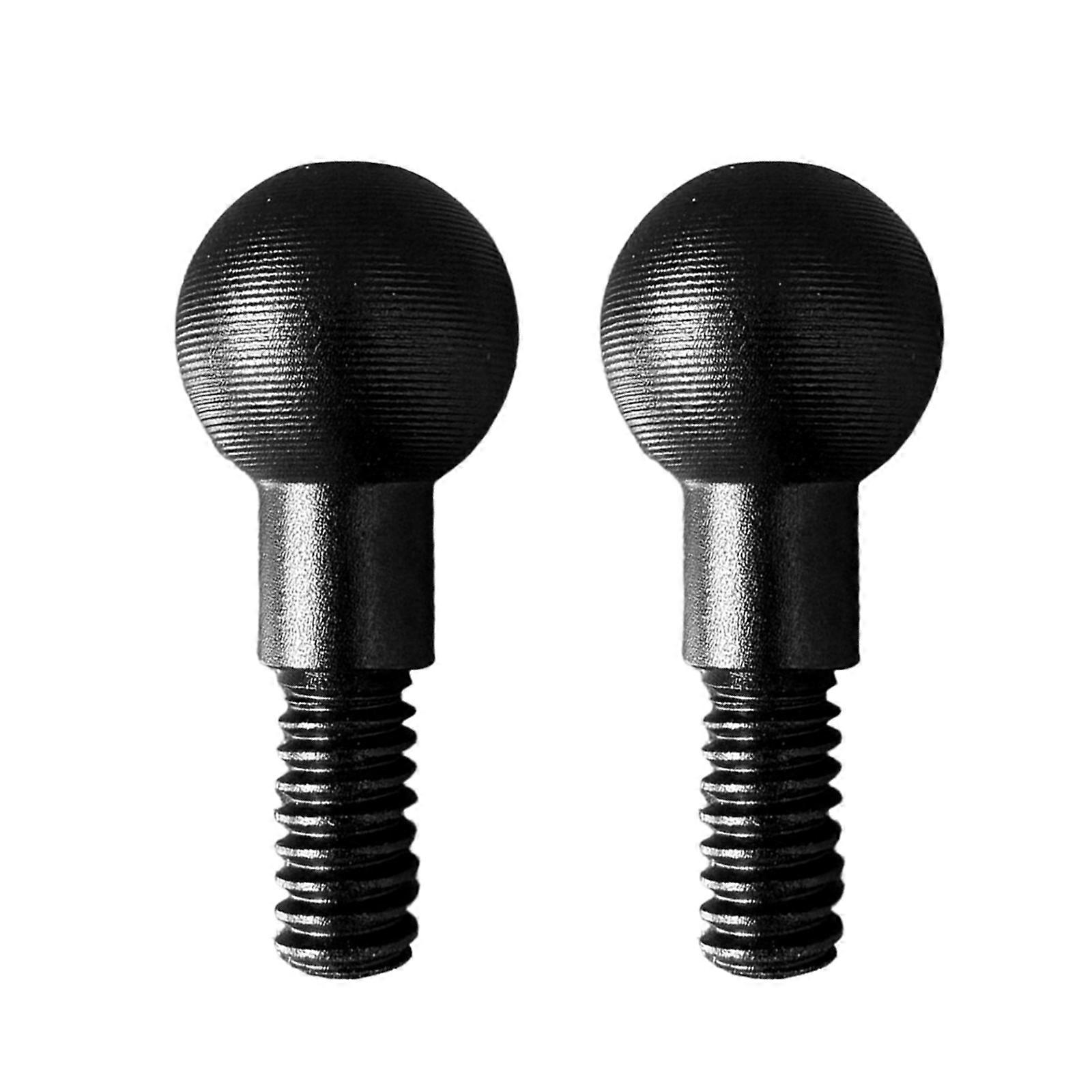 2Pcs Precise 15mm Ball Head to 1/4inch Thread Adapter for Enhances Stability in Live Broadcasts Multicolor