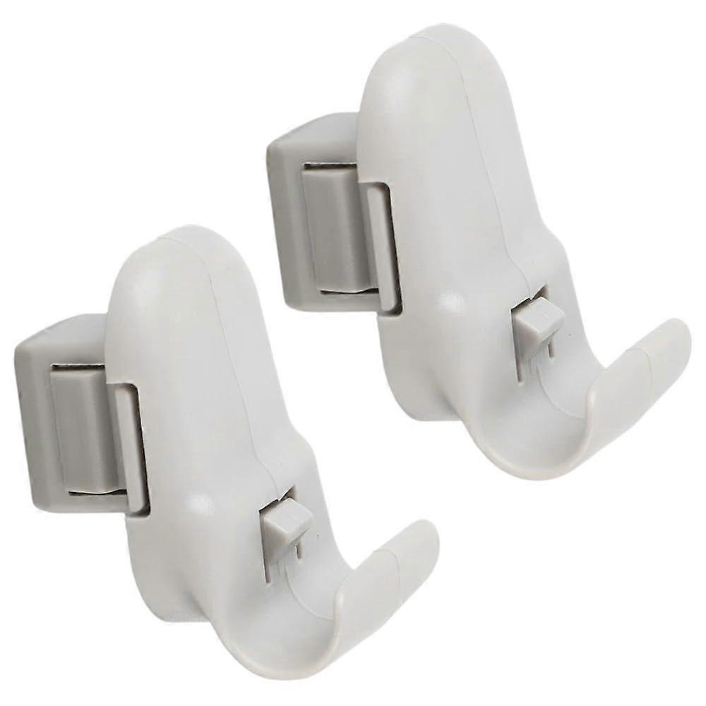 2pcs Grey Sun Visor Clip LC6269261B77 Replacement for Mazda 3 5 6 CX7 CX9 RX8 MPV