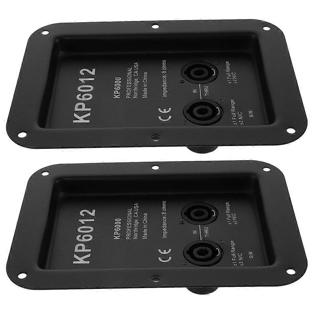 Speaker Connection Plate Speaker Junction Box for Studio Use 8Pcs