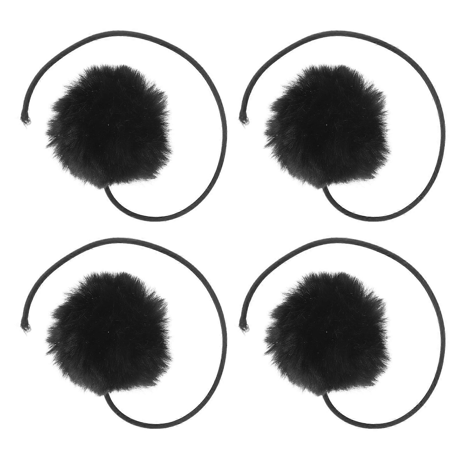 Interactive Cat Hangings Ball Toy with Bell for Scratching Post 4Pcs