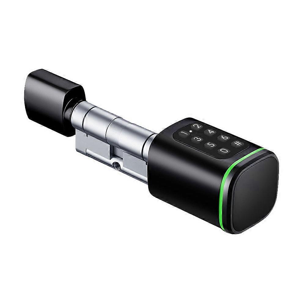 Password Swipe Card Intelligent Lock TongTong APP Bluetooth Unlocking Anti-Theft Fingerprint Replacement Lock Cylinder,A