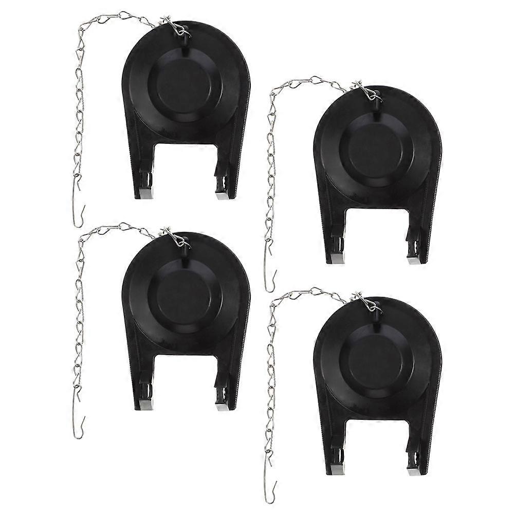 4Pcs Toilet Flapper Replacement Kit Rubber Valve for High Performance Toilets