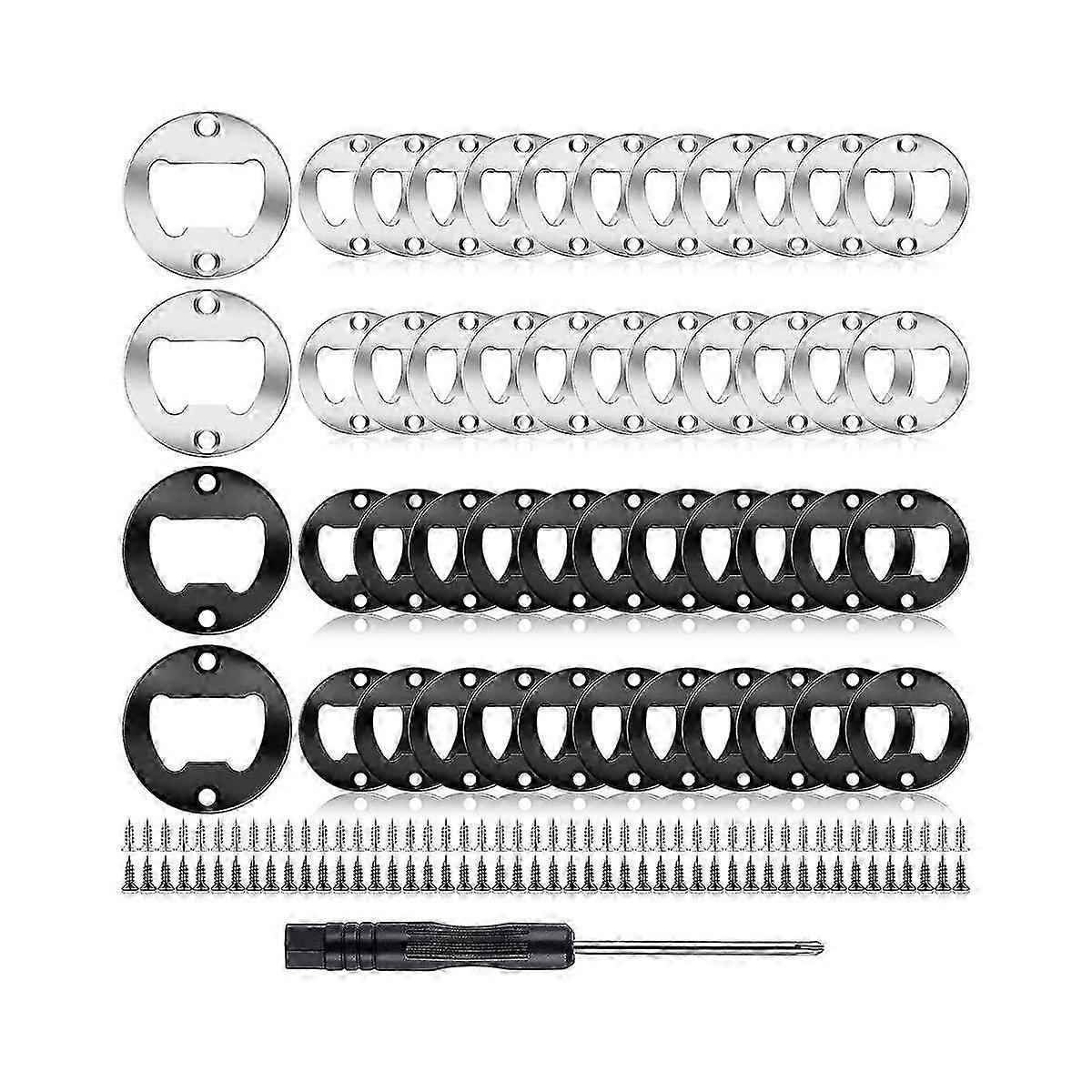 Bottle Opener Inserts Kits Round DIY Bottle Opener Hardware Kit DIY Beer Opener Round DIY Bottle Op