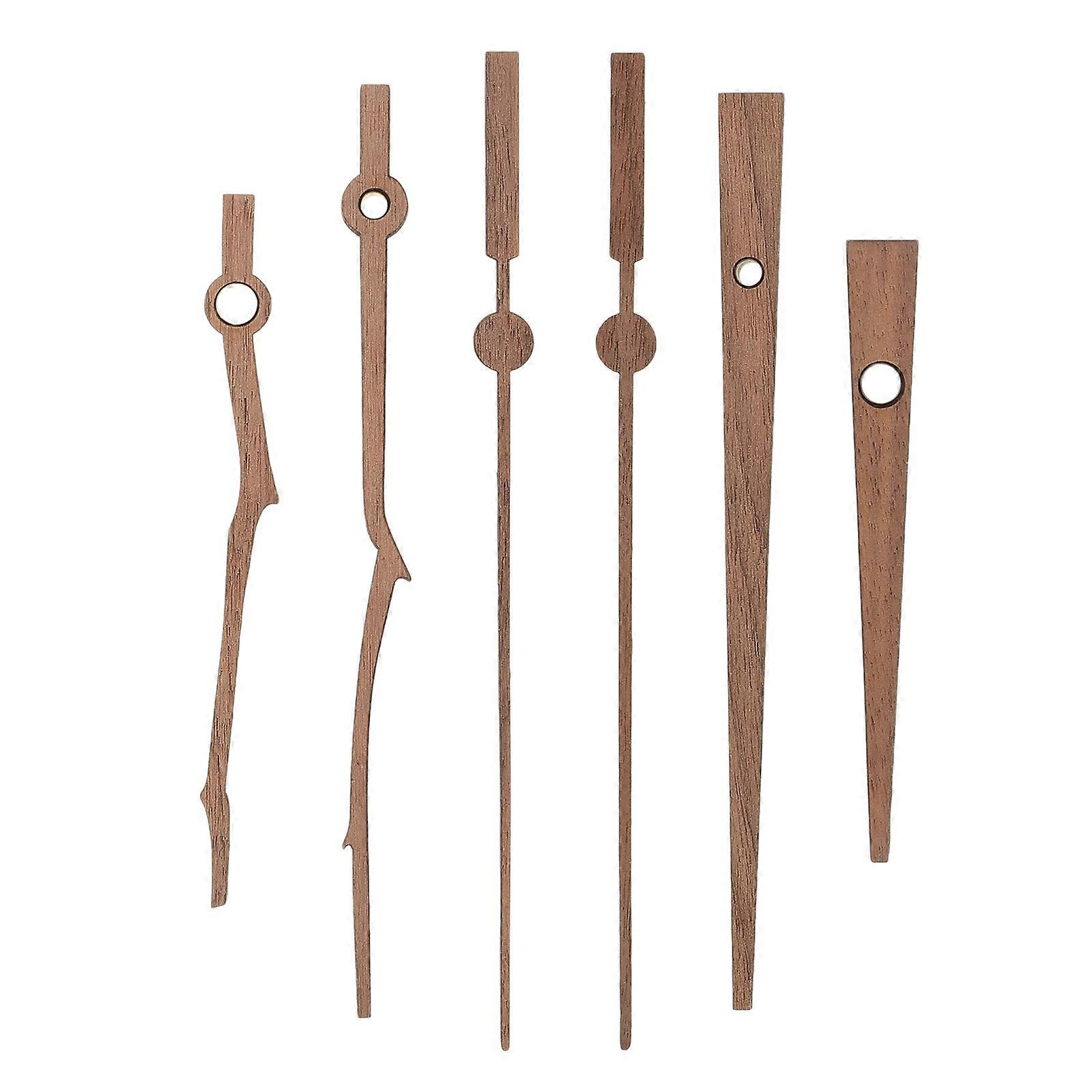 Wooden Clock Pointers for Clock Hands Replacement 2Sets Durable Design