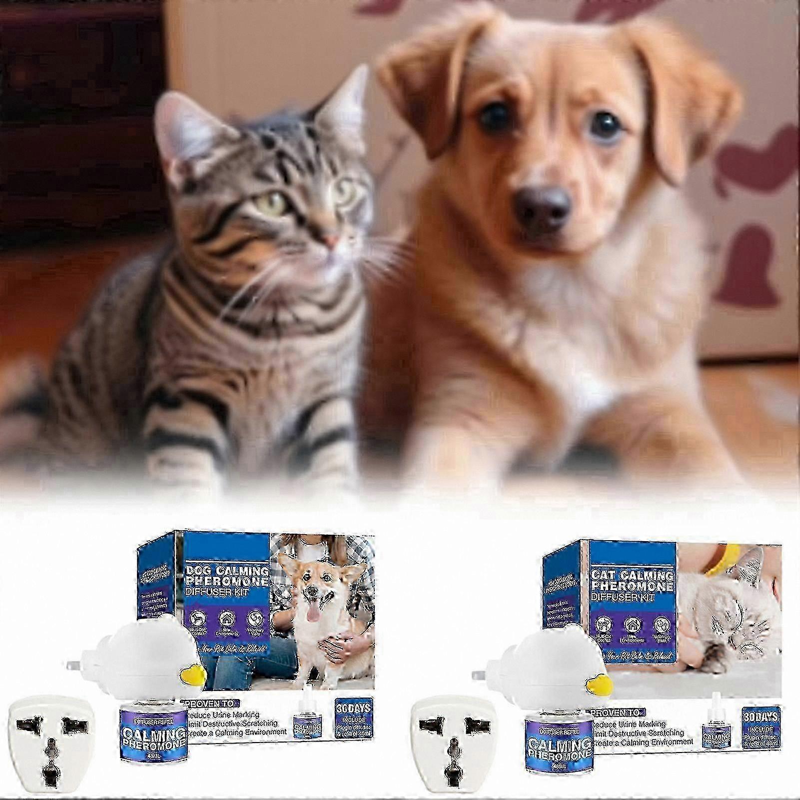 Calming Pheromone Diffuser for Cats & Dogs | Stress Relief Solution | Anxiety Reducing Spray