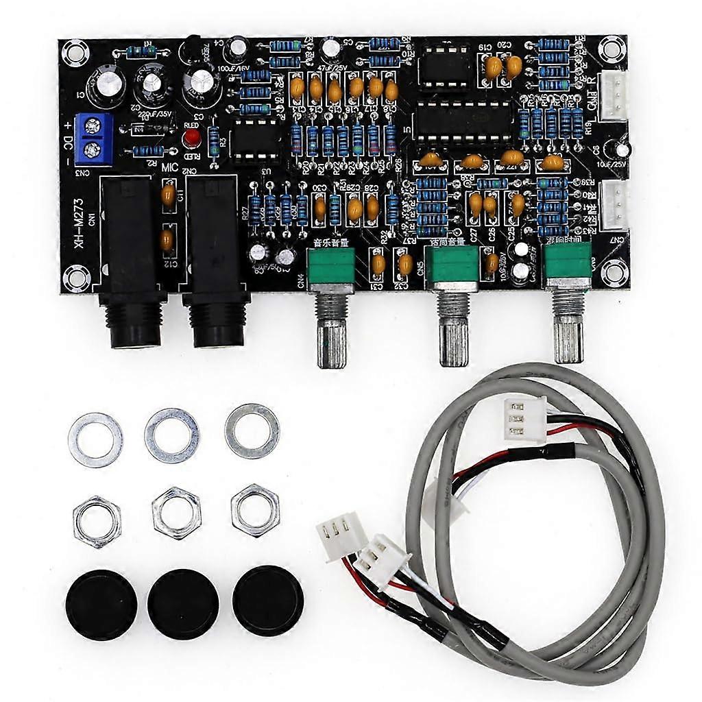 M273 Karaoke Reverberation Digital Power Amp Module Amplifier Board, Adjustable Music Sound, Model M273