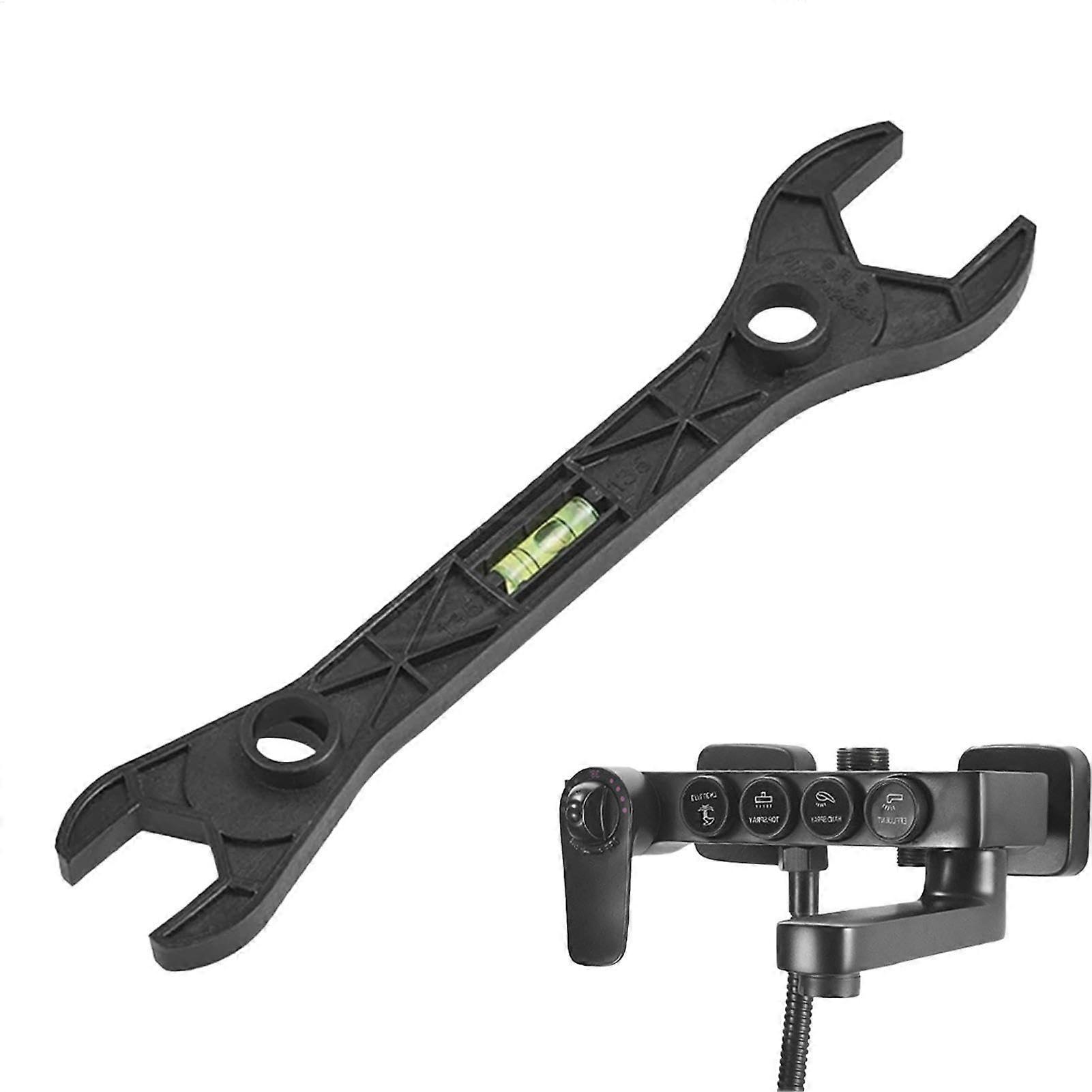 Adjustable Shower Wrench with Multifunctional Aluminum Pipe Clamp for Bathroom and Faucet