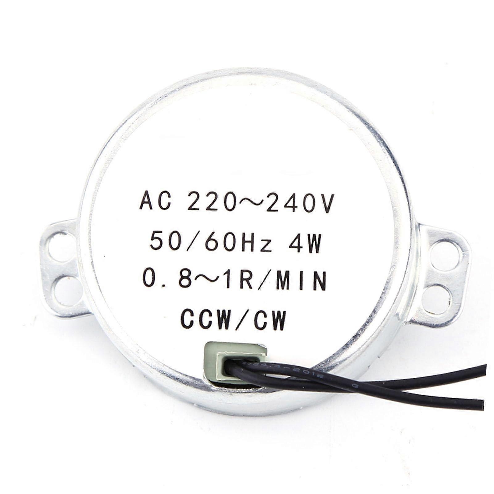 AC Synchronous Motor Gear Motor 4W, 0.81 RPM, Low Power Consumption, Large and Small Sizes, For Rotating Devices