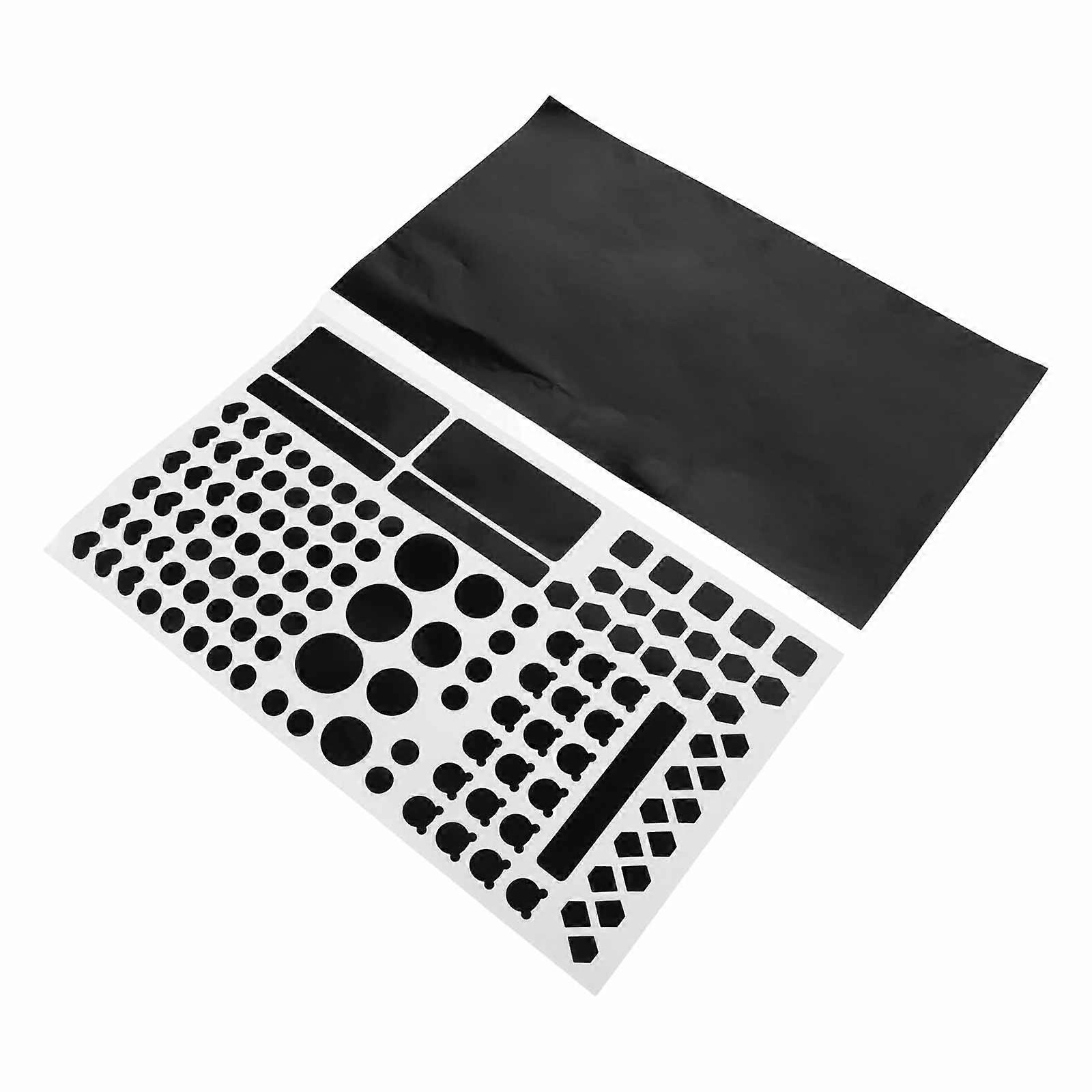 LED Light Blocking Stickers Black Paper Sheets to Block Light 10 Sheets