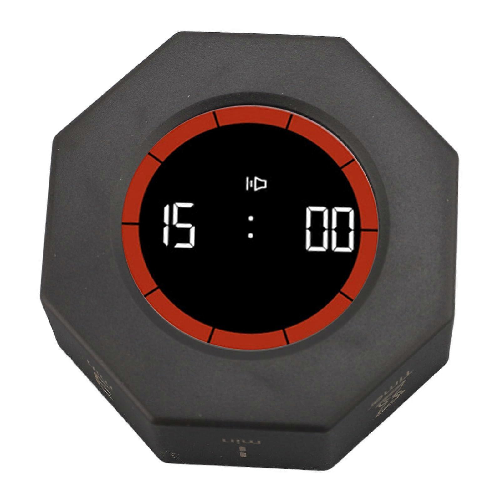 Pomodoro Timer Cube with Smart GSensor, USBC Rechargeable Desk Productivity Clock Black