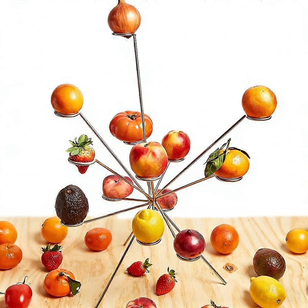 Modern Floating Fruit Bowl with Sculptural Design for Dining Table Centerpiece Display