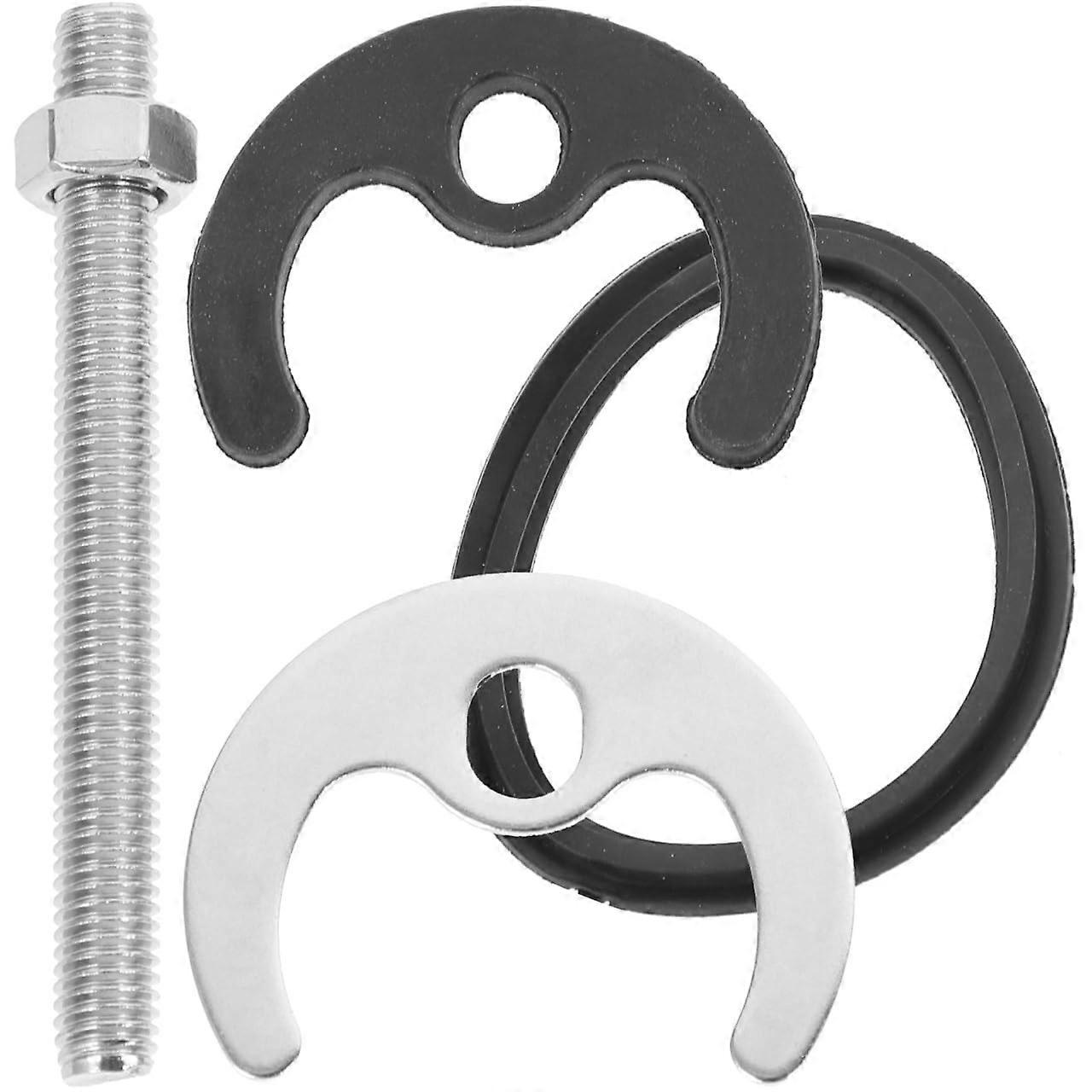 Stainless Steel Kitchen Faucet Mounting Kit with Lock Nut and Washer Set for Secure LeakProof Installation