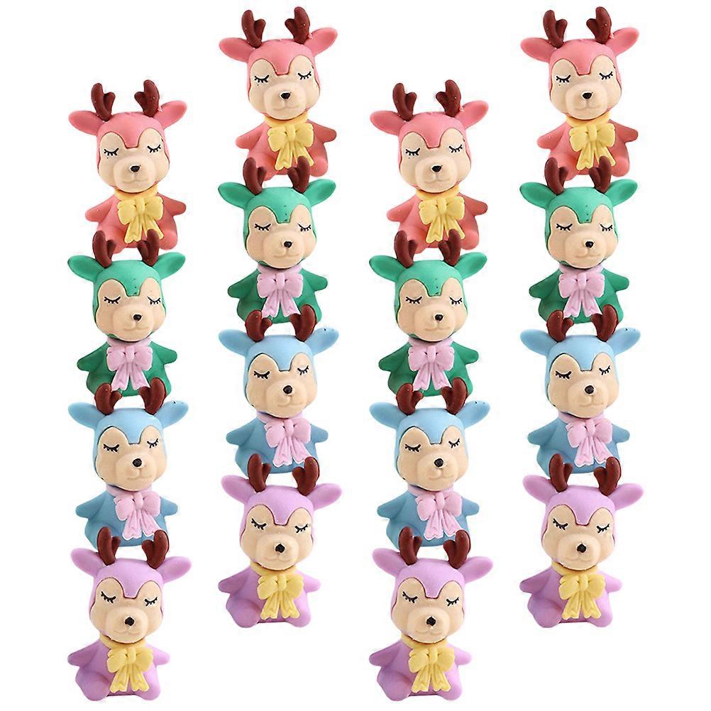 Creative Erasers Multi-Function Pencil Erasers 24Pcs Durable Rubber Material