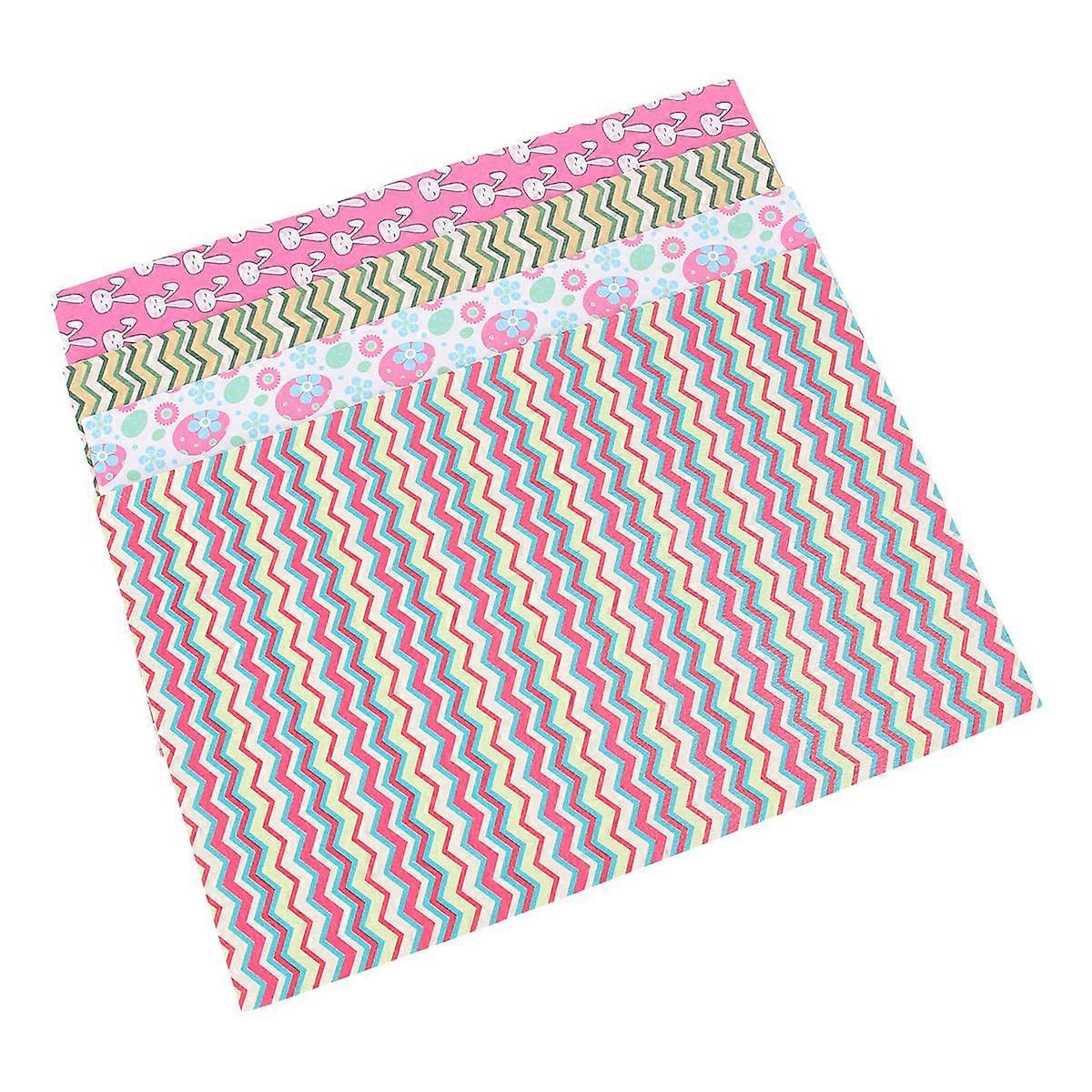 Jewelry Making Sheet Easter Theme PU for DIY Earrings 4Pcs