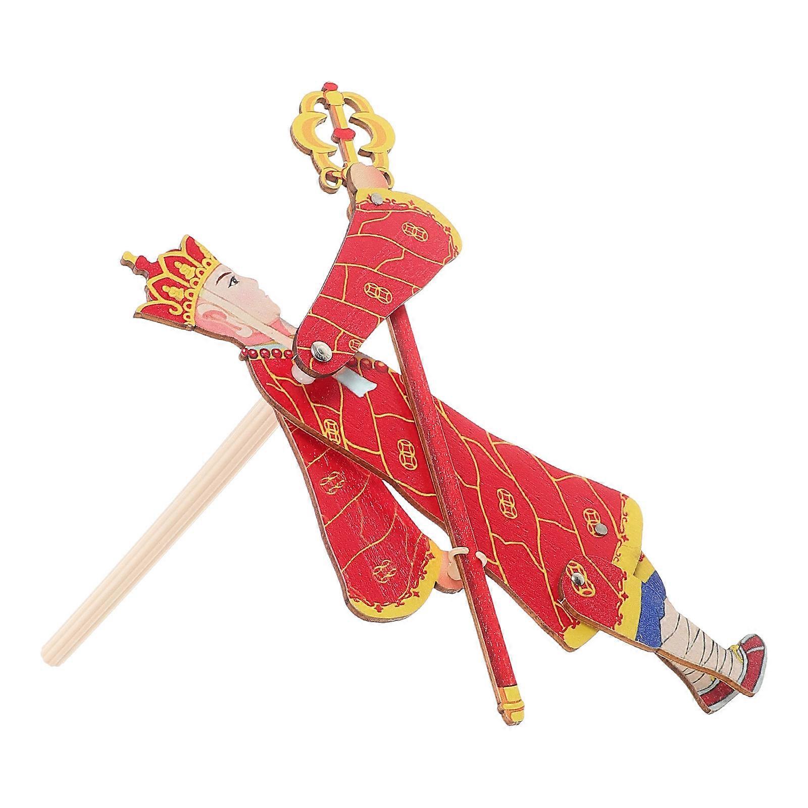 Wooden Shadow Puppet Chinese Shadow Toy for Educational Use