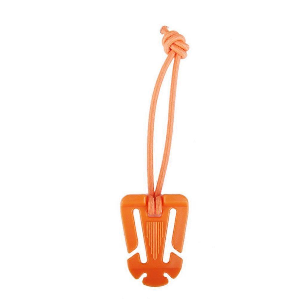Orange Web Buckles with Elastic String 10Pcs for Strap Management