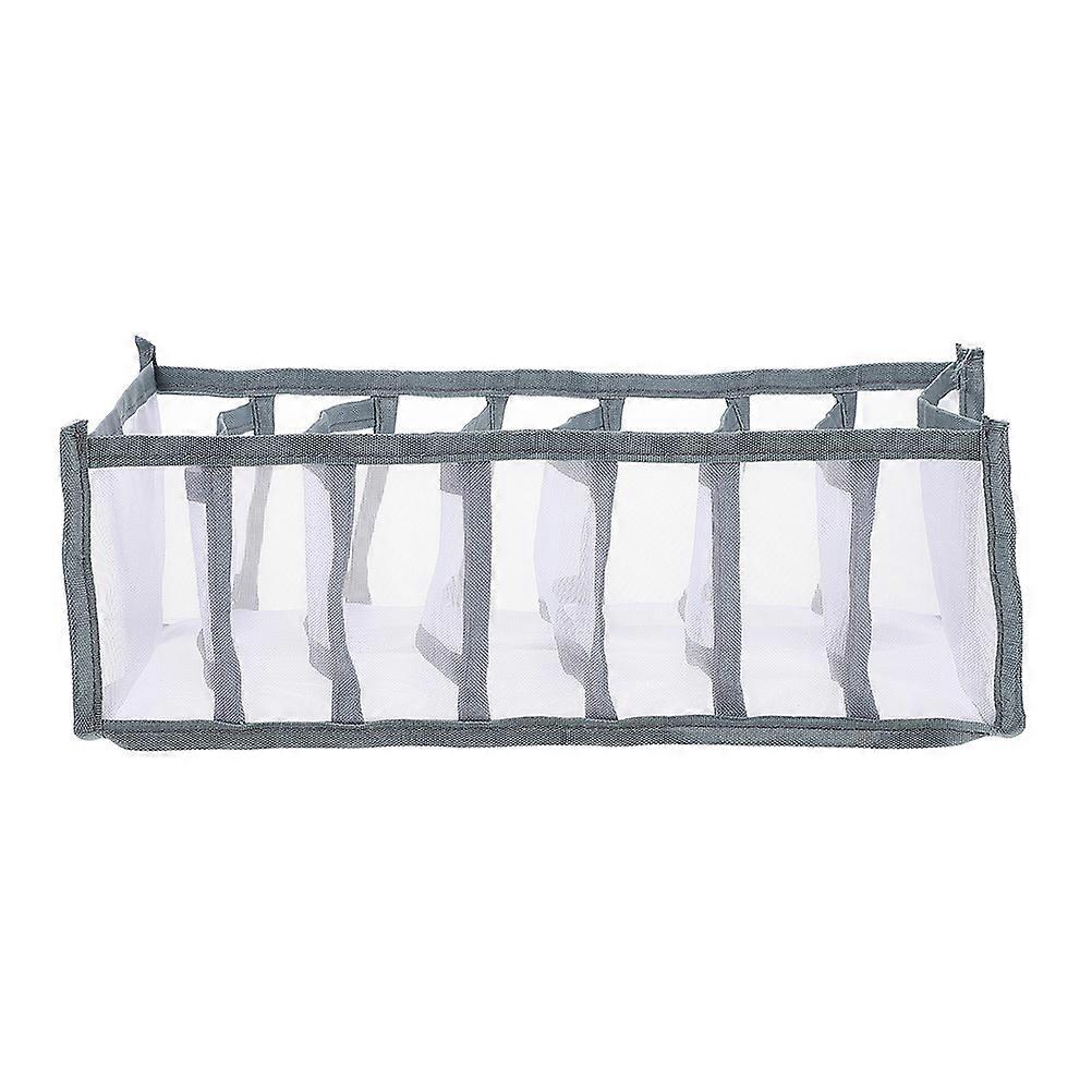 Wardrobe Jeans Organizer for Storage with Mesh Clothes Organizer 7-Grid