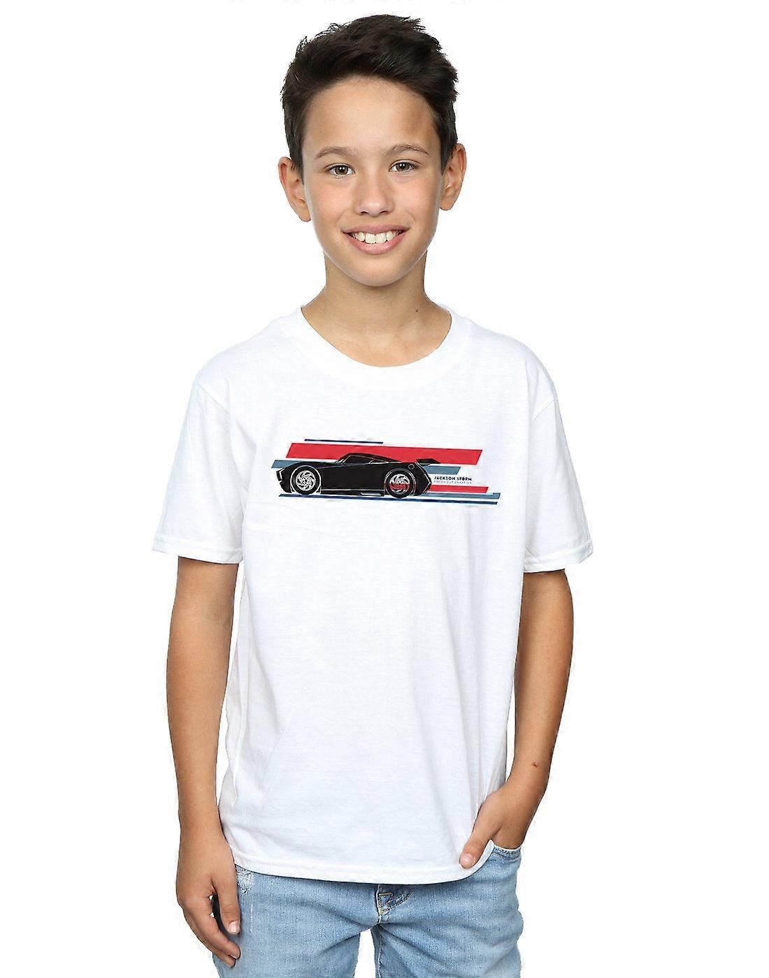 Disney gutter biler Jackson Storm striper t-skjorte
