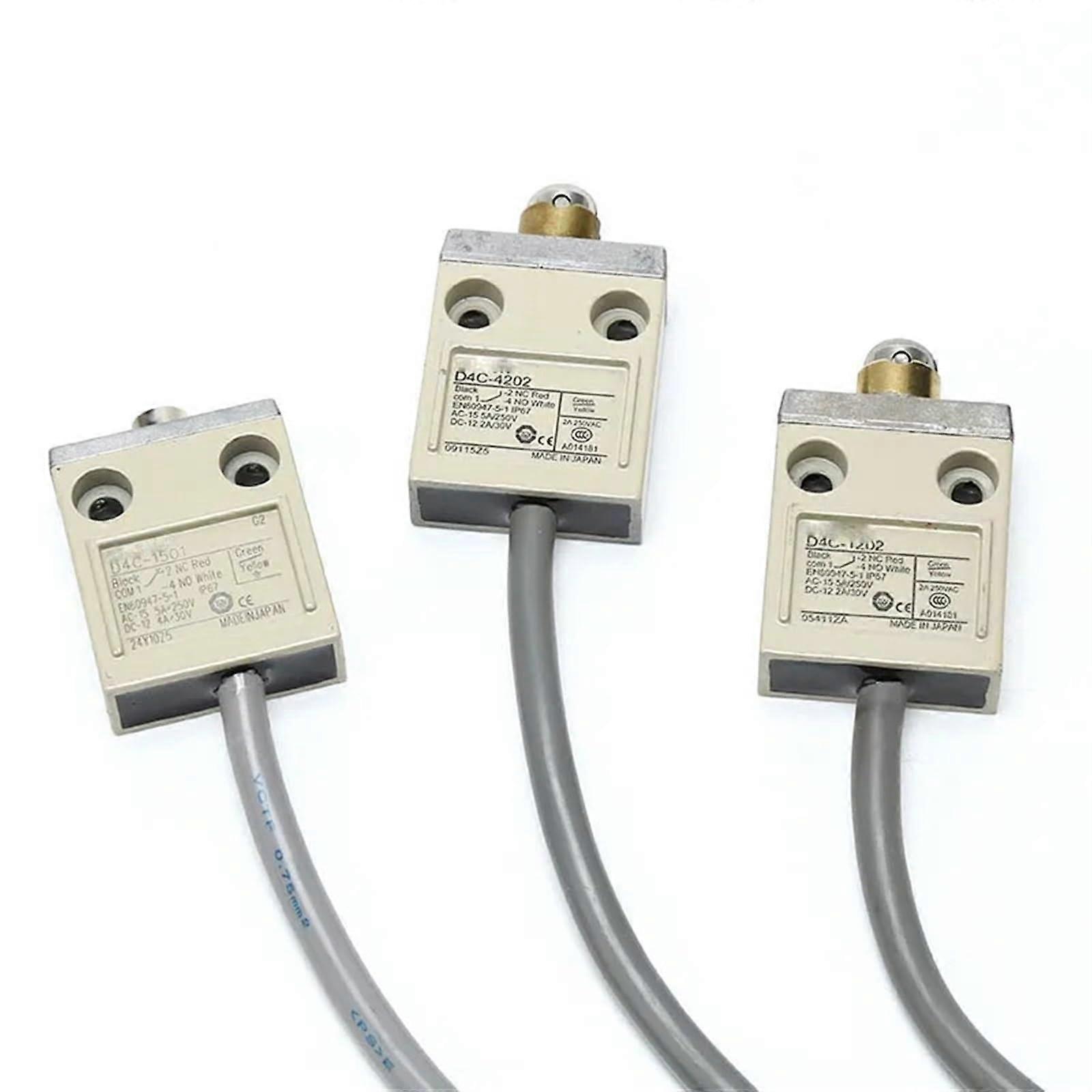 Waterproof Corrosion Resistant Limit Switch D4C4233 Slim Enclosed Industrial Sealed Design