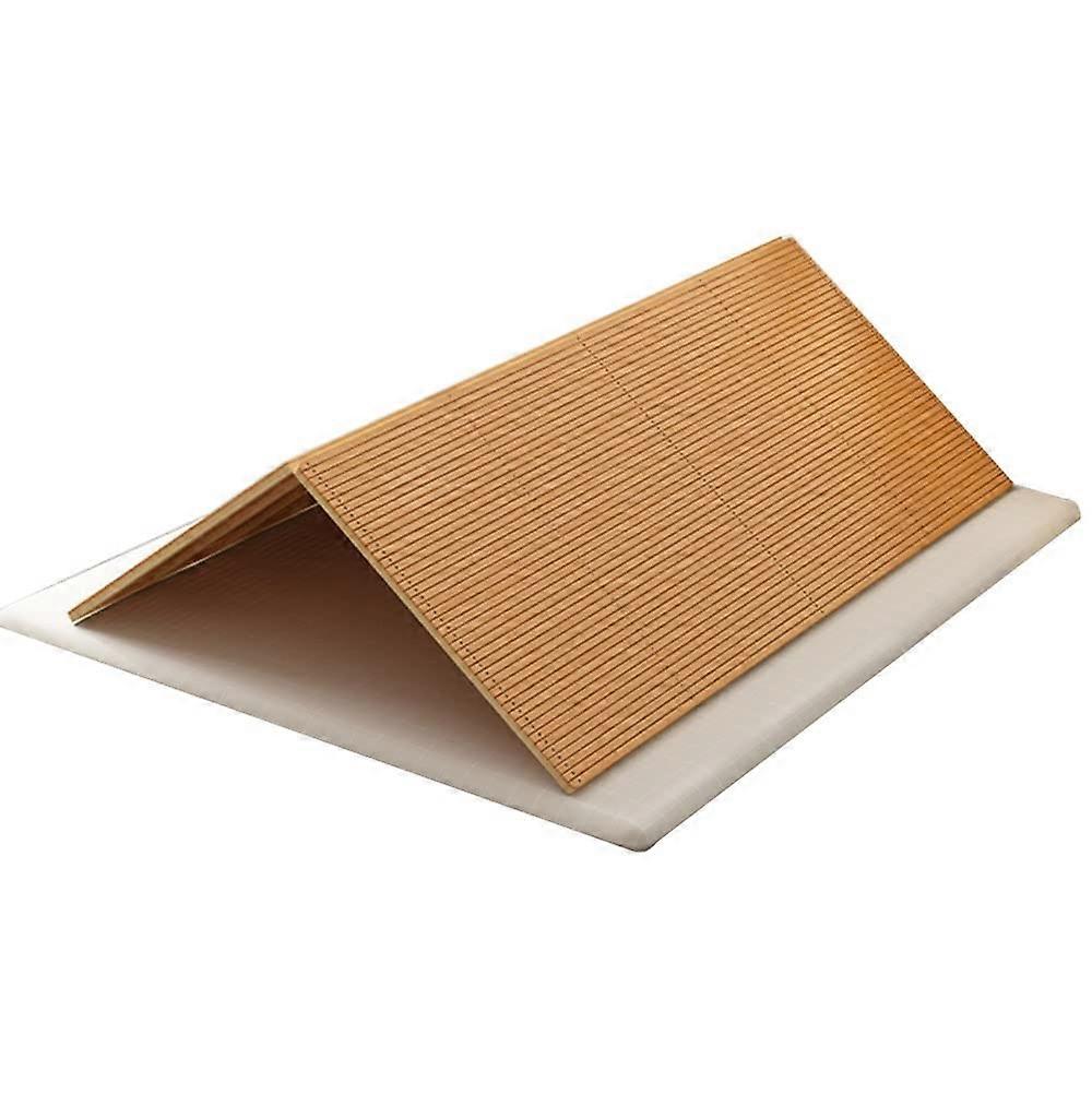 Foldable Bamboo Bed Board with Solid Wooden Slats Replacement, Durable Support 1350x2000mm
