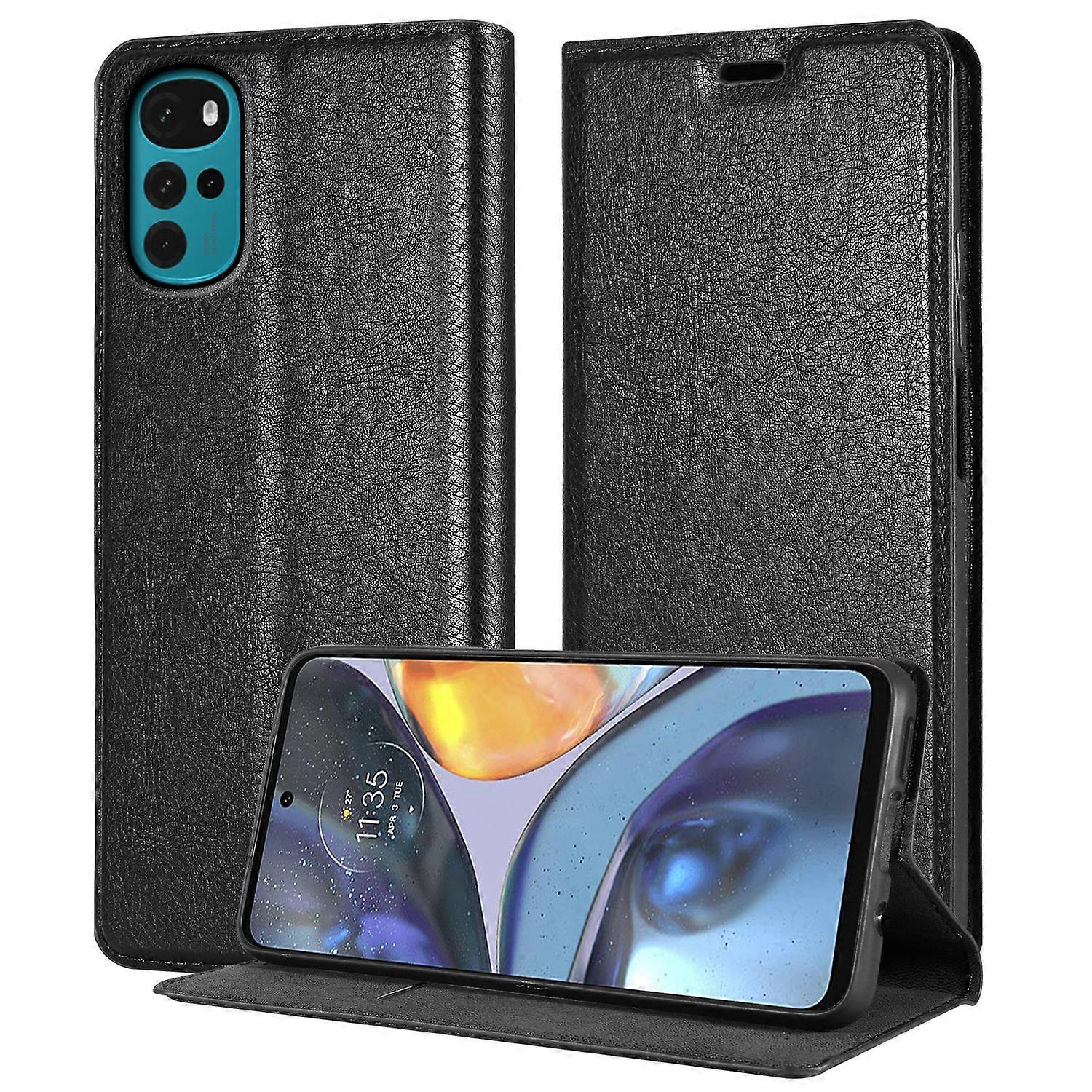 Motorola MOTO G22 Case - Protective Case with Stand Function and Card Slot