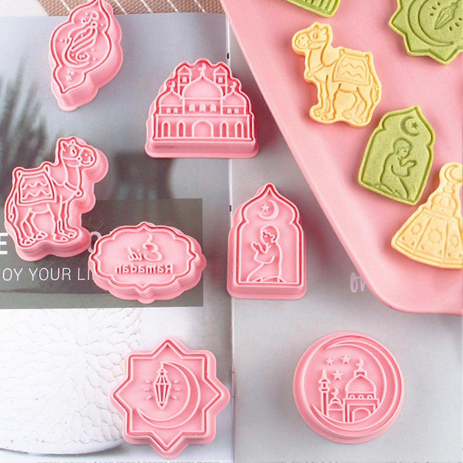 1 Set Cookie Cutter Middle East Style Clear Texture PP Reusable Cookie Mould