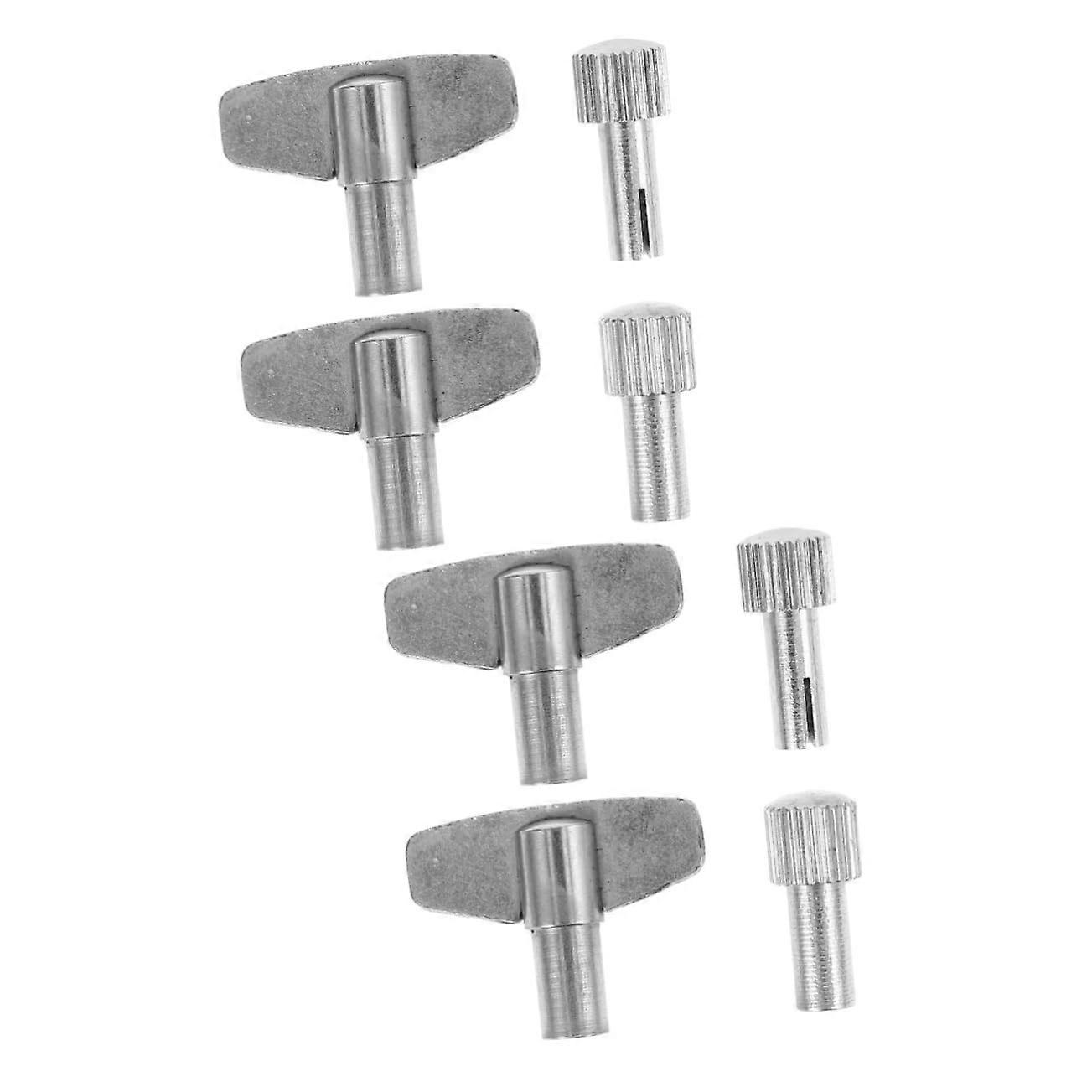 Clock Winding Key Set for Mechanical Clocks, Durable Metal Construction, Easy Installation, 2 Sets