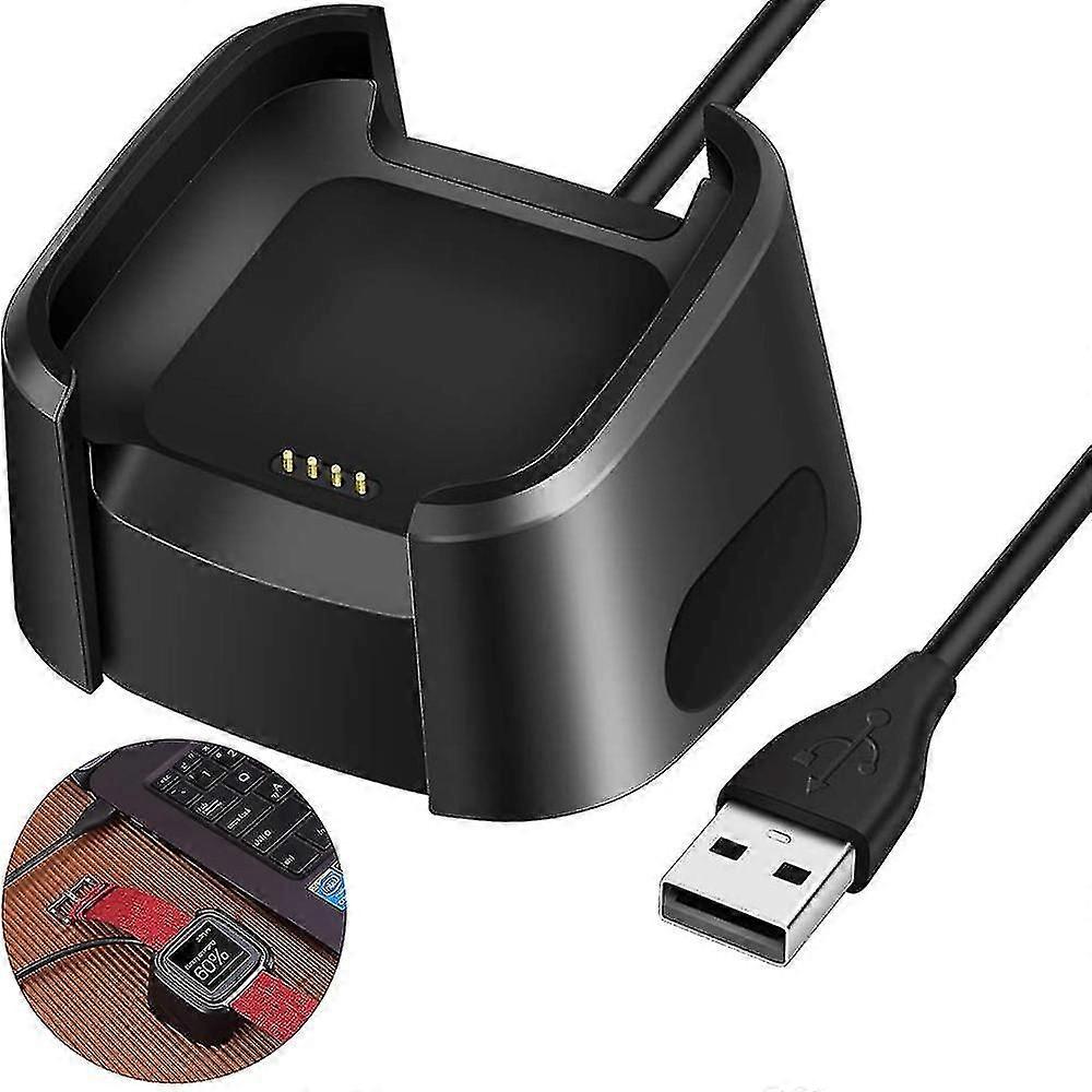 Replacement Usb Charger Cable Dock Compatible With Fitbit Versa 2/2 Se