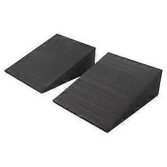 2 Pcs Yoga Mats, Adjustable Squat Ramp, Incline Board Improve Strength for Squat and Deadlift