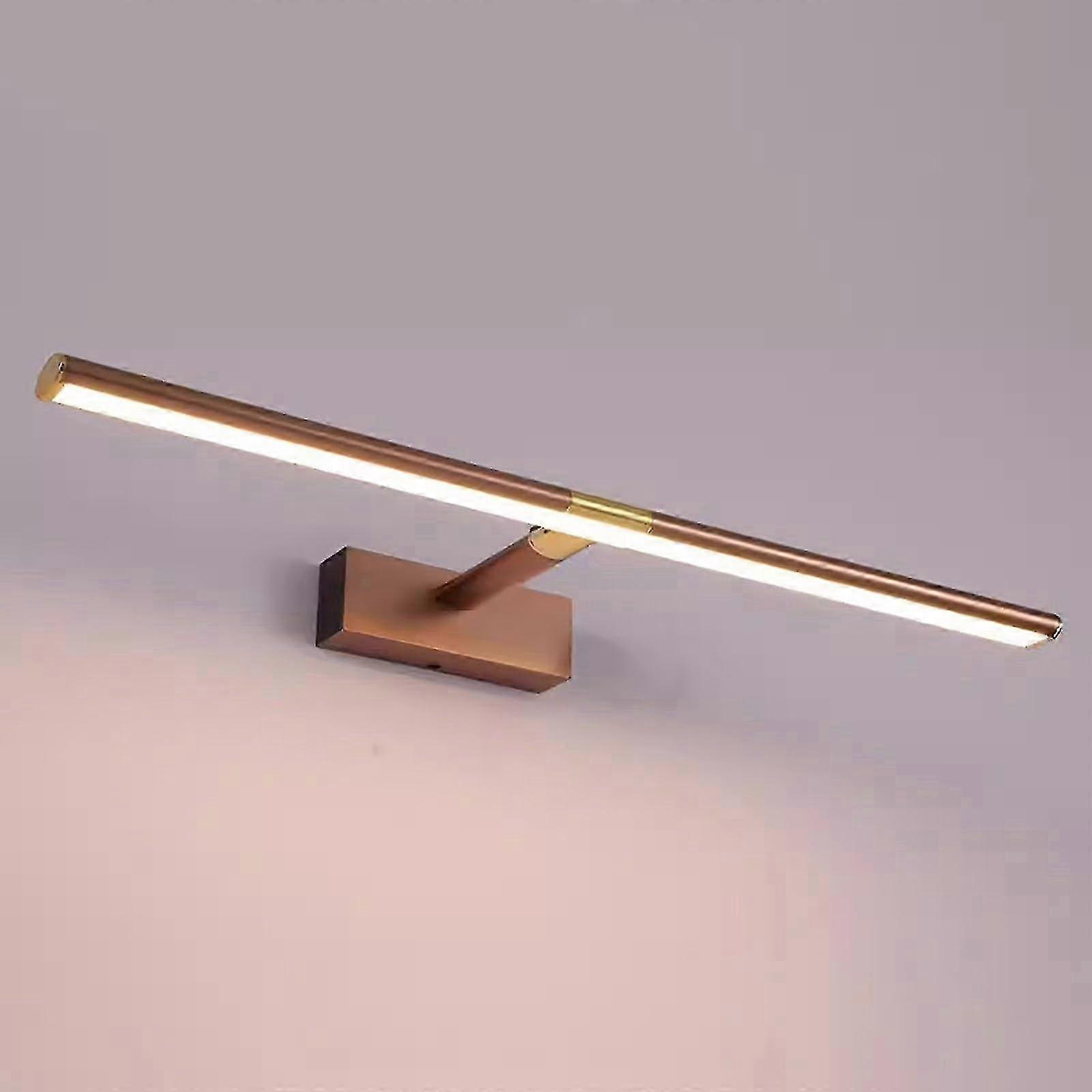 LED vanity mirror light 100cm Brushed Black Anti-Fog Makeup-Grade Brightness Adjustable Bracket