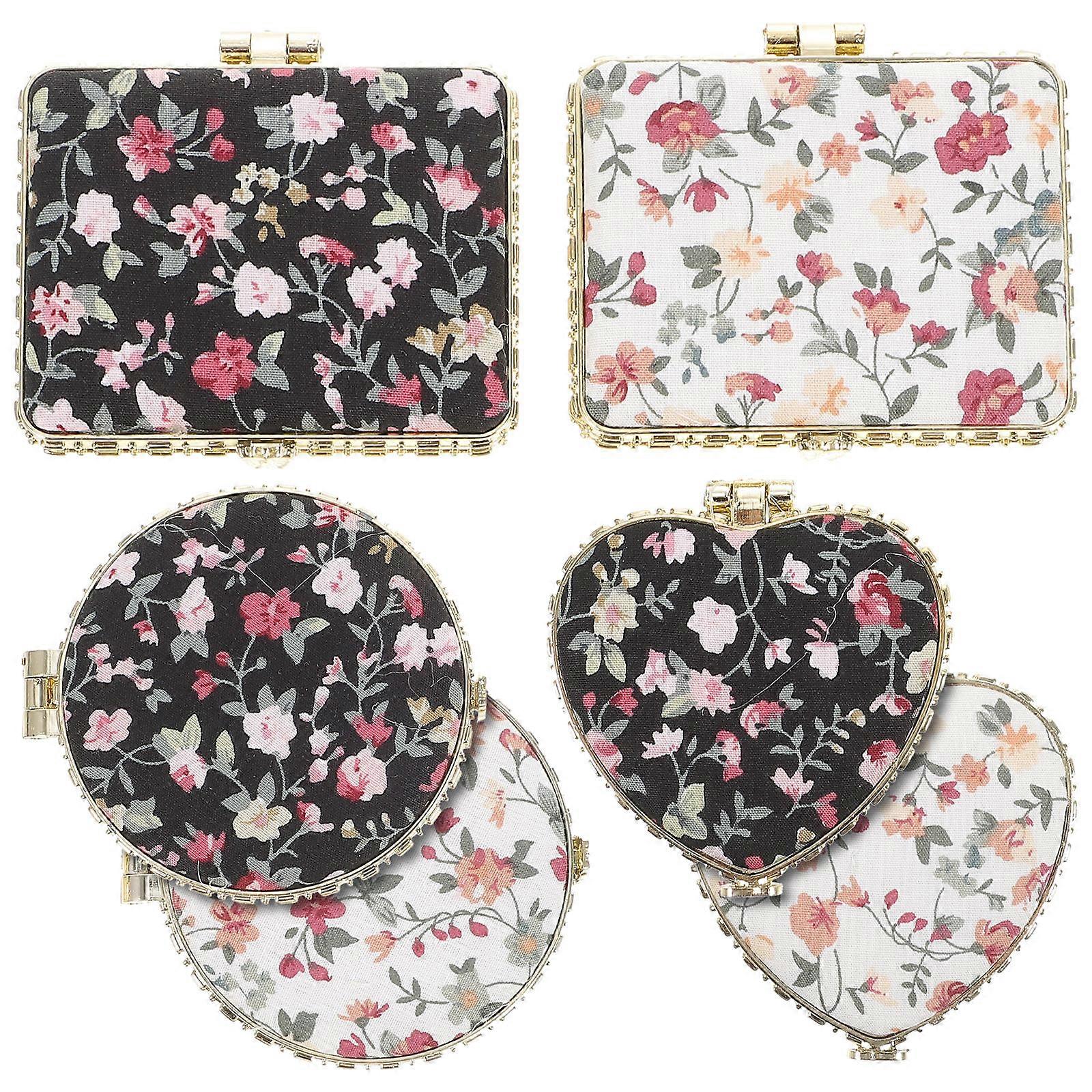 Compact Folding Mirror Travel Mirror Double Sided for Makeup 12Pcs