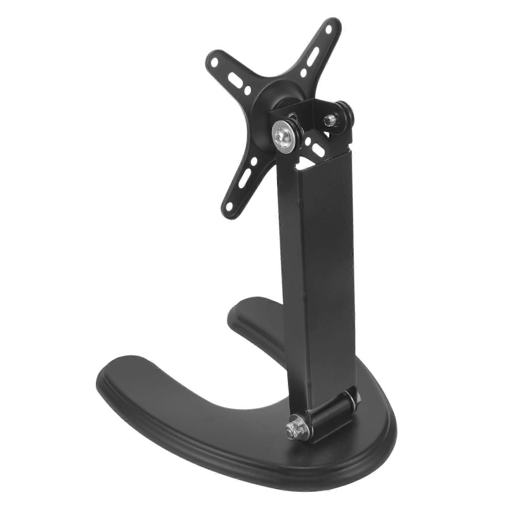 Universal TV Stand with Mount Bracket, Ergonomic Screen Riser for Desk, Stable AntiTilt Support
