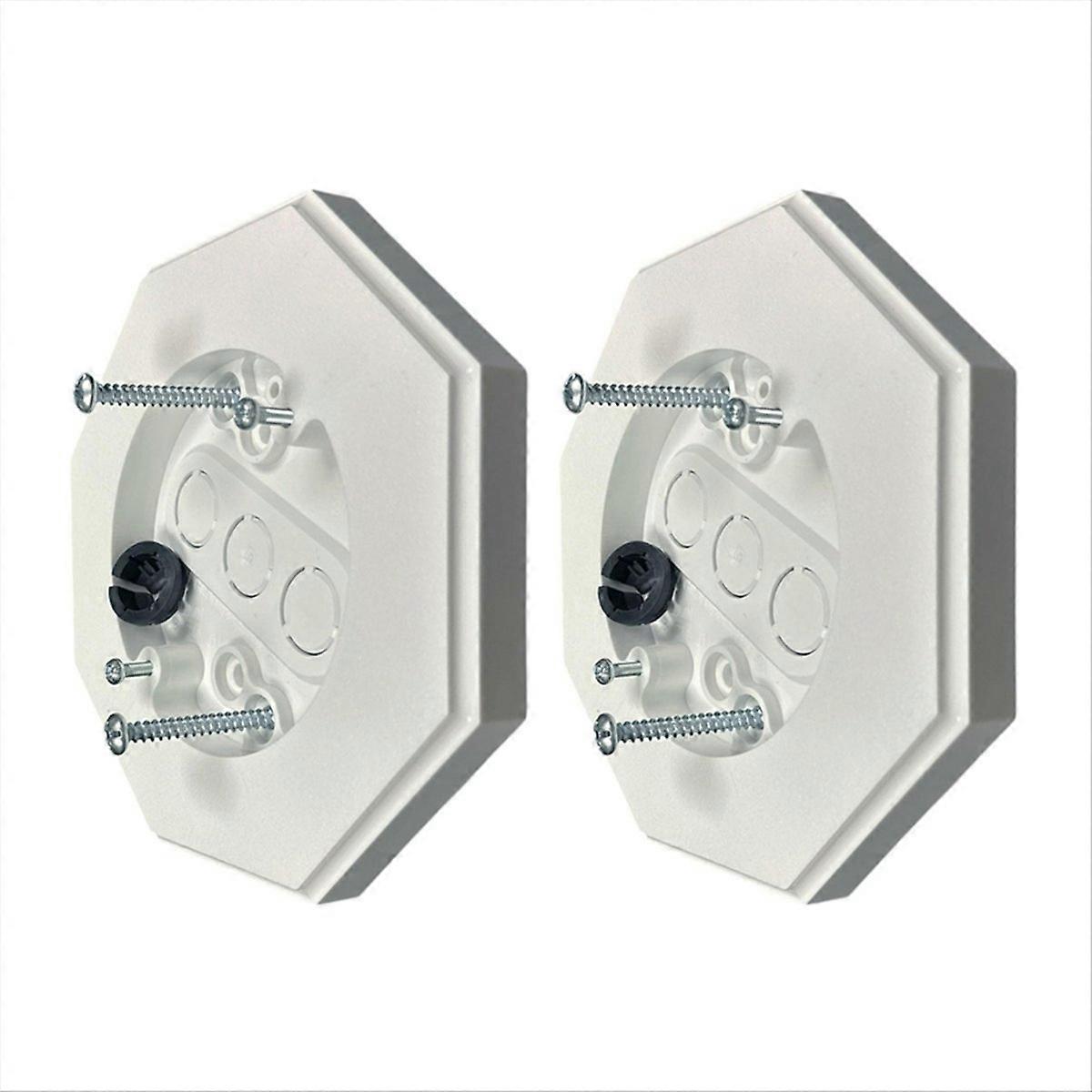 2pcs 8161 Outdoor Vertical Siding Light Mounting Block Bracket
