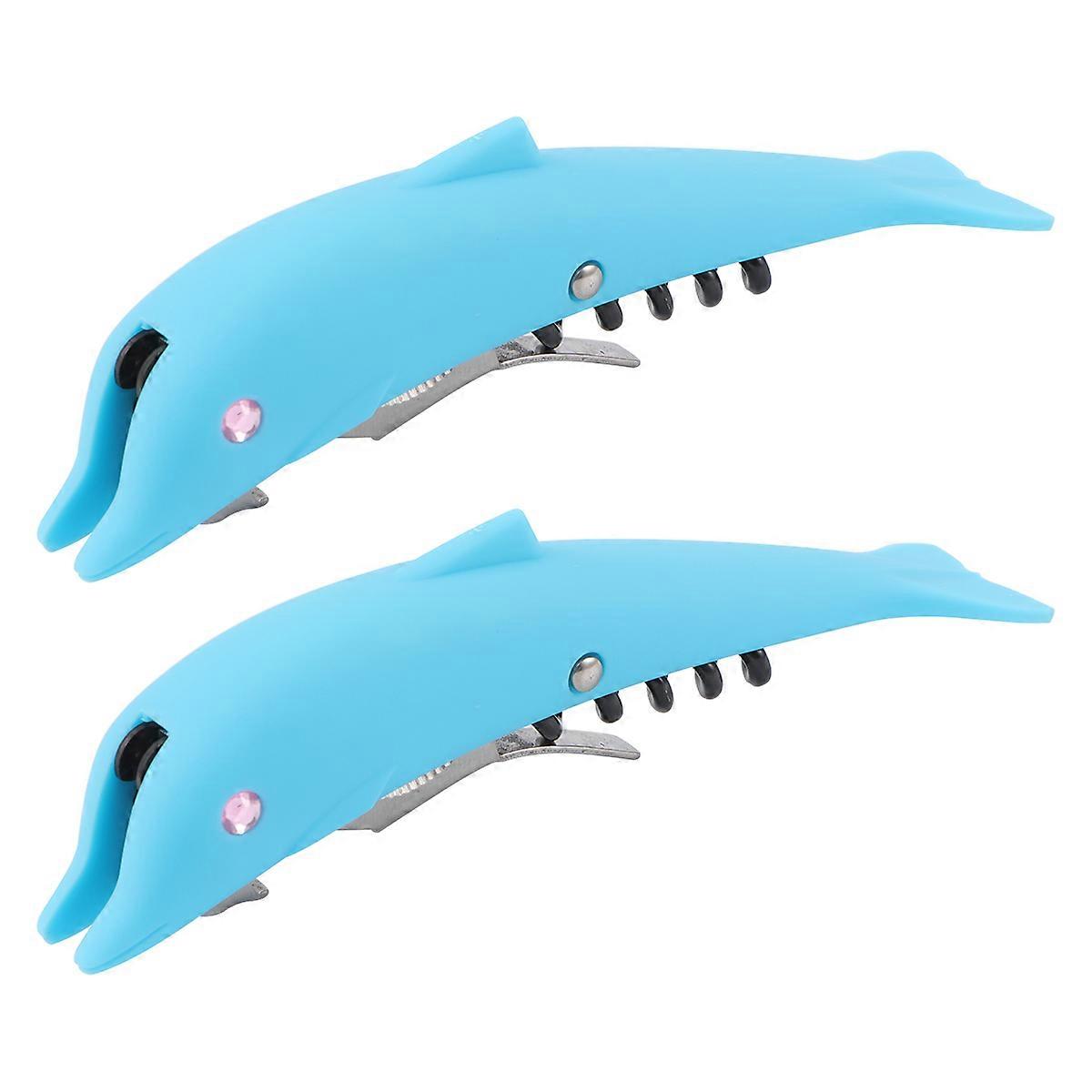 Dolphin Shape Creative for 2Pcs Blue