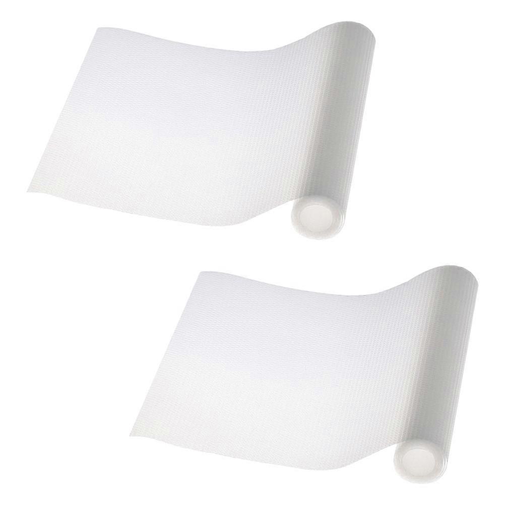 Shelf Mats for Kitchen Cabinets Laundry Use Translucent Design EVA Moisture Proof 2 Rolls