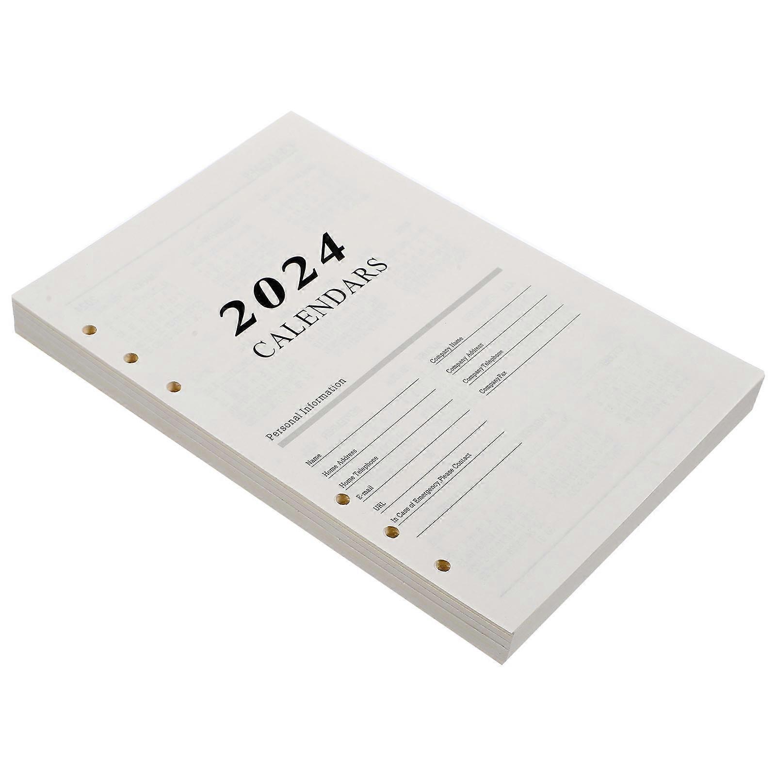 Professional Lined Paper Daily Notebook Papers for 176 Sheets Loose Leaf