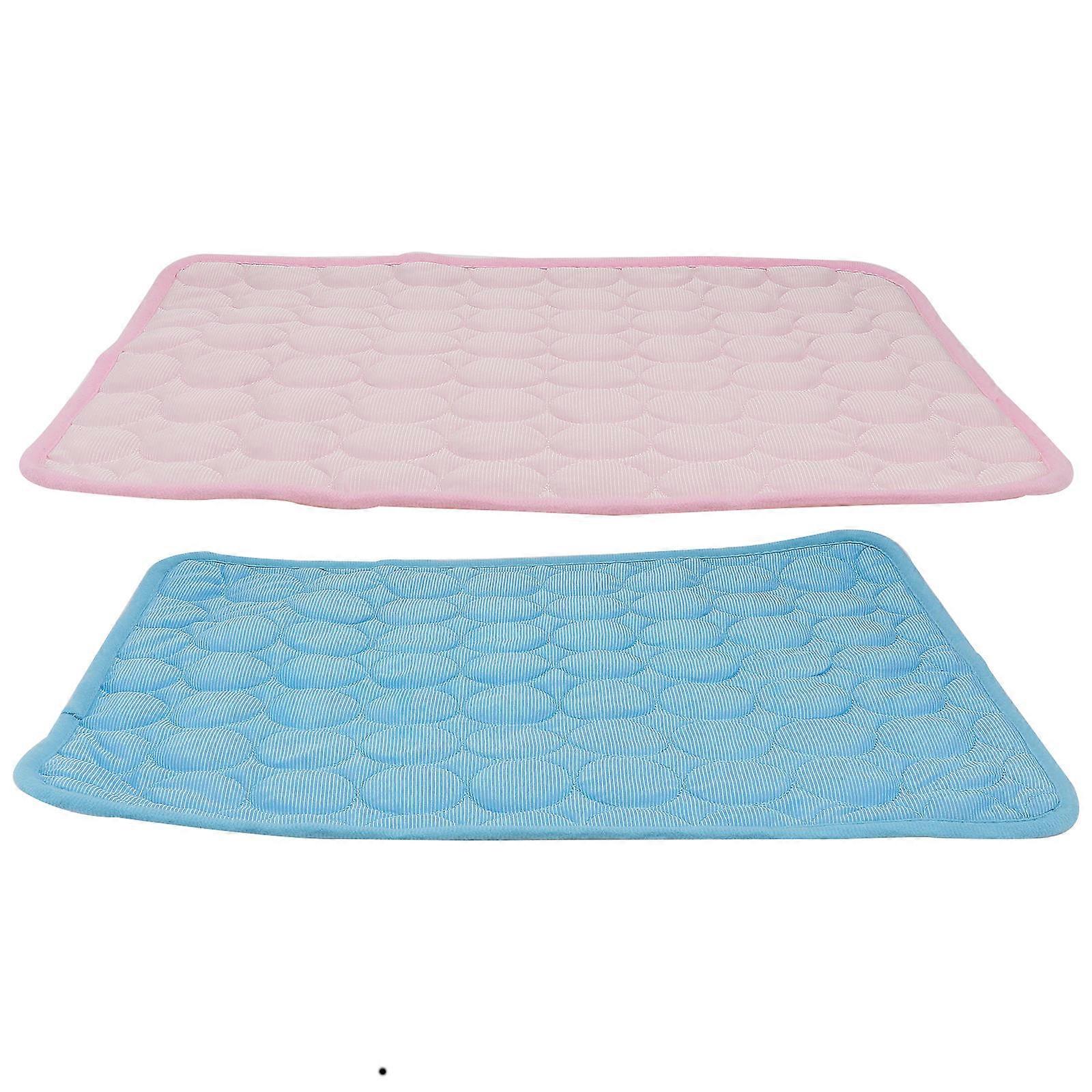 Rabbit Cooling Mat for Pet Use 2Pcs Washable Summer Cooling Mat