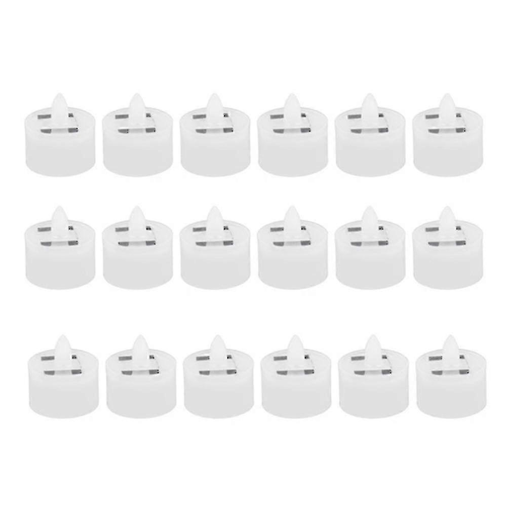18-Pack Solar LED Tea Lights, Waterproof