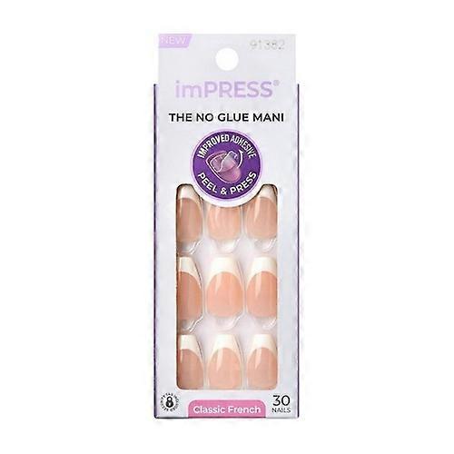 KISS Products Impress French Press On Nails Ideal Medium -arkku, 30 kpl (3 kpl pakkaus)